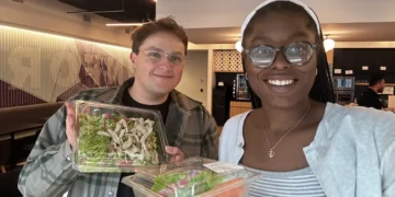 We spent $95 on lunch for 2 from Goop Kitchen. It tasted as healthy as we expected.