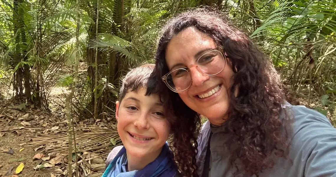 I had my last child at 40. My friends are in a different place than I am, but my son keeps me young.