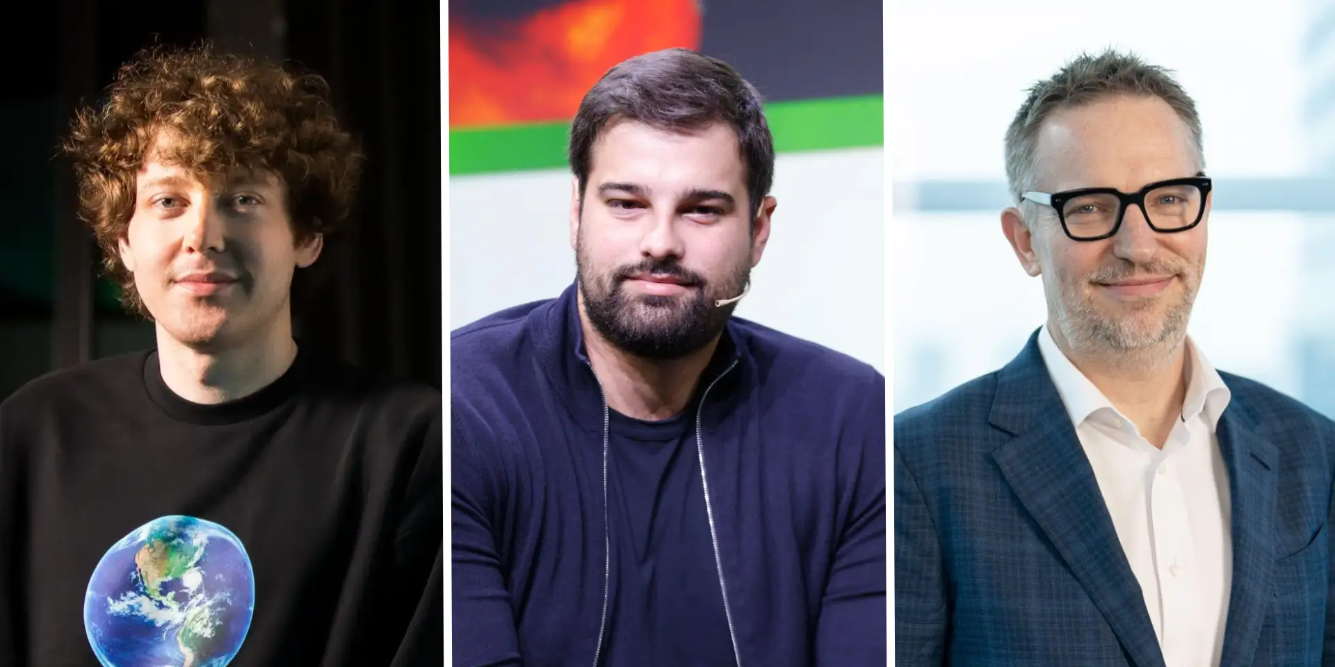 Charles Lamanna, Jacob Andreou, and Ryan Roslansky