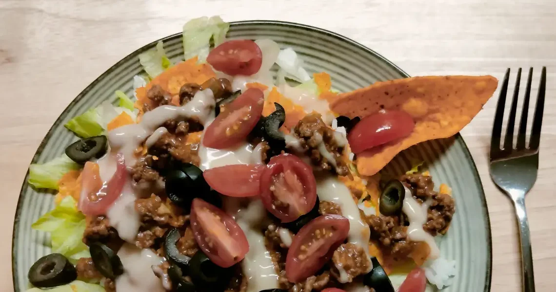 Holidays and milestones were hard to celebrate after my husband died. A taco salad helped us break through the pain.