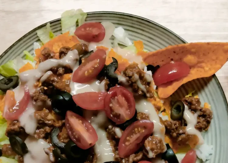 Holidays and milestones were hard to celebrate after my husband died. A taco salad helped us break through the pain.