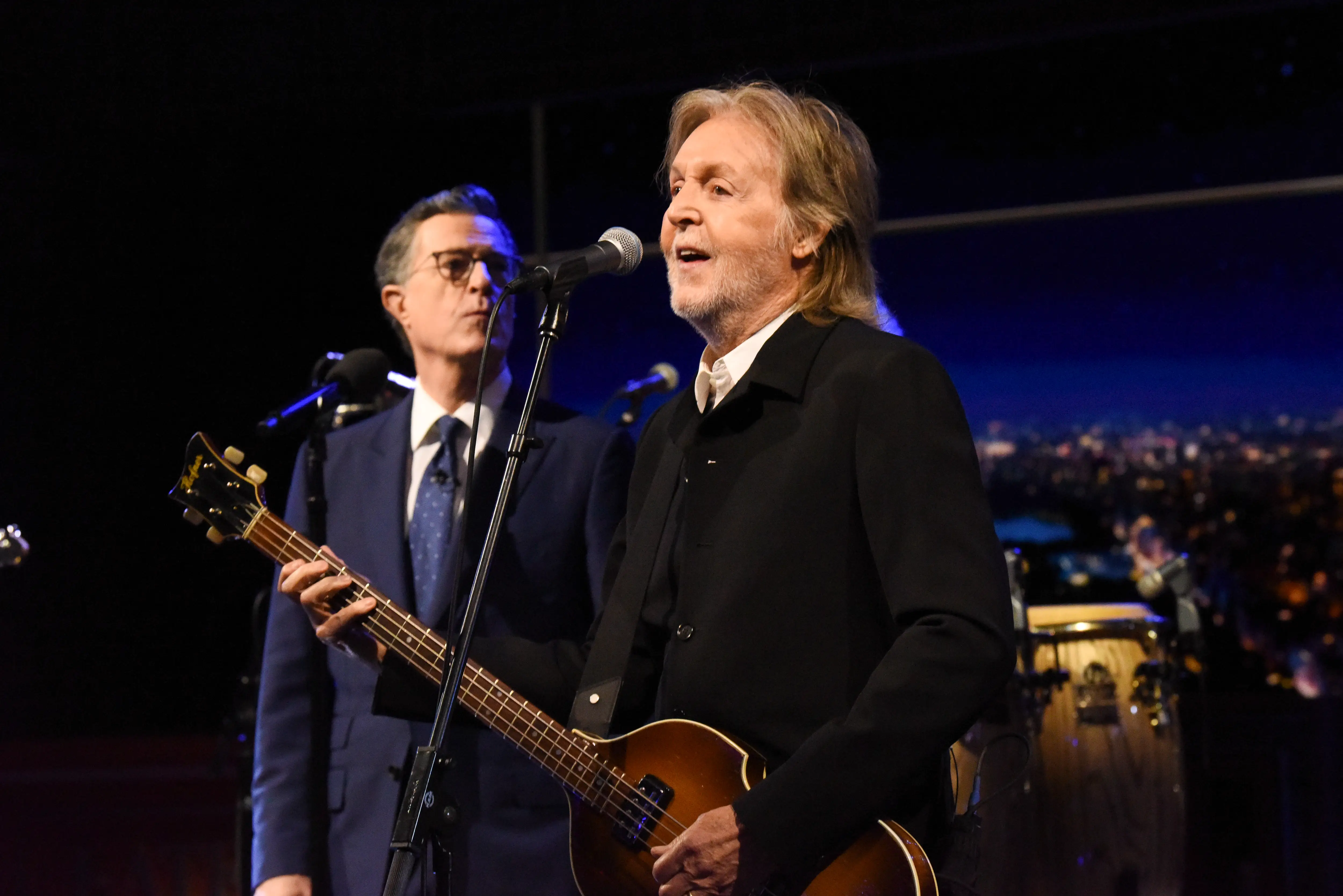 Stephen Colbert and Paul McCartney on the CBS series The Late Show with Stephen Colbert, scheduled to air on the CBS Television Network.