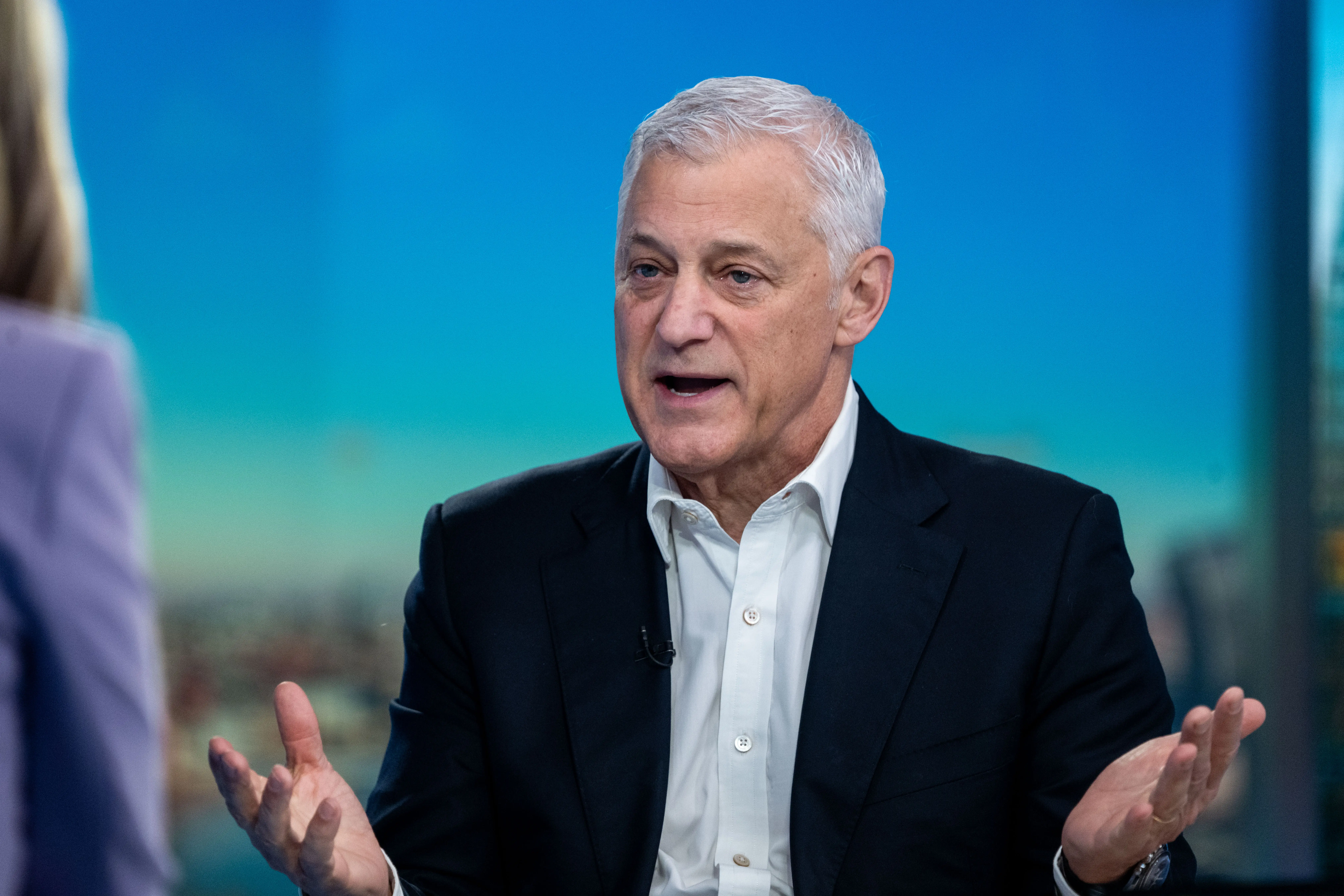 Bill Winters, chief executive officer of Standard Chartered Plc, during a Bloomberg Television in February 2026.