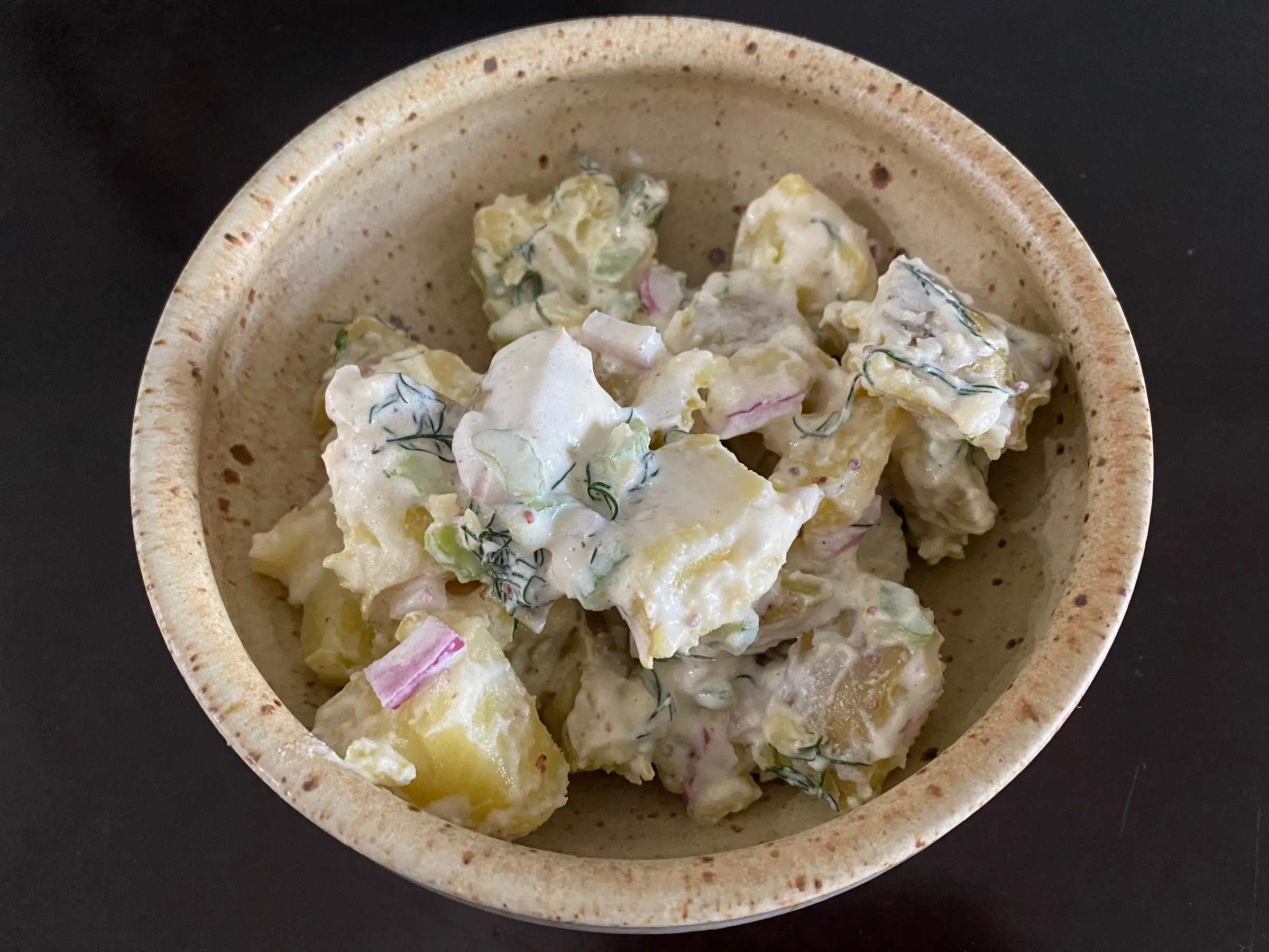 Bowl of potato salad
