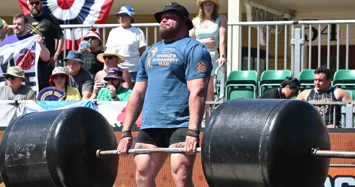 How to build strength and muscle in a 15-minute workout, according to the World’s Strongest Man