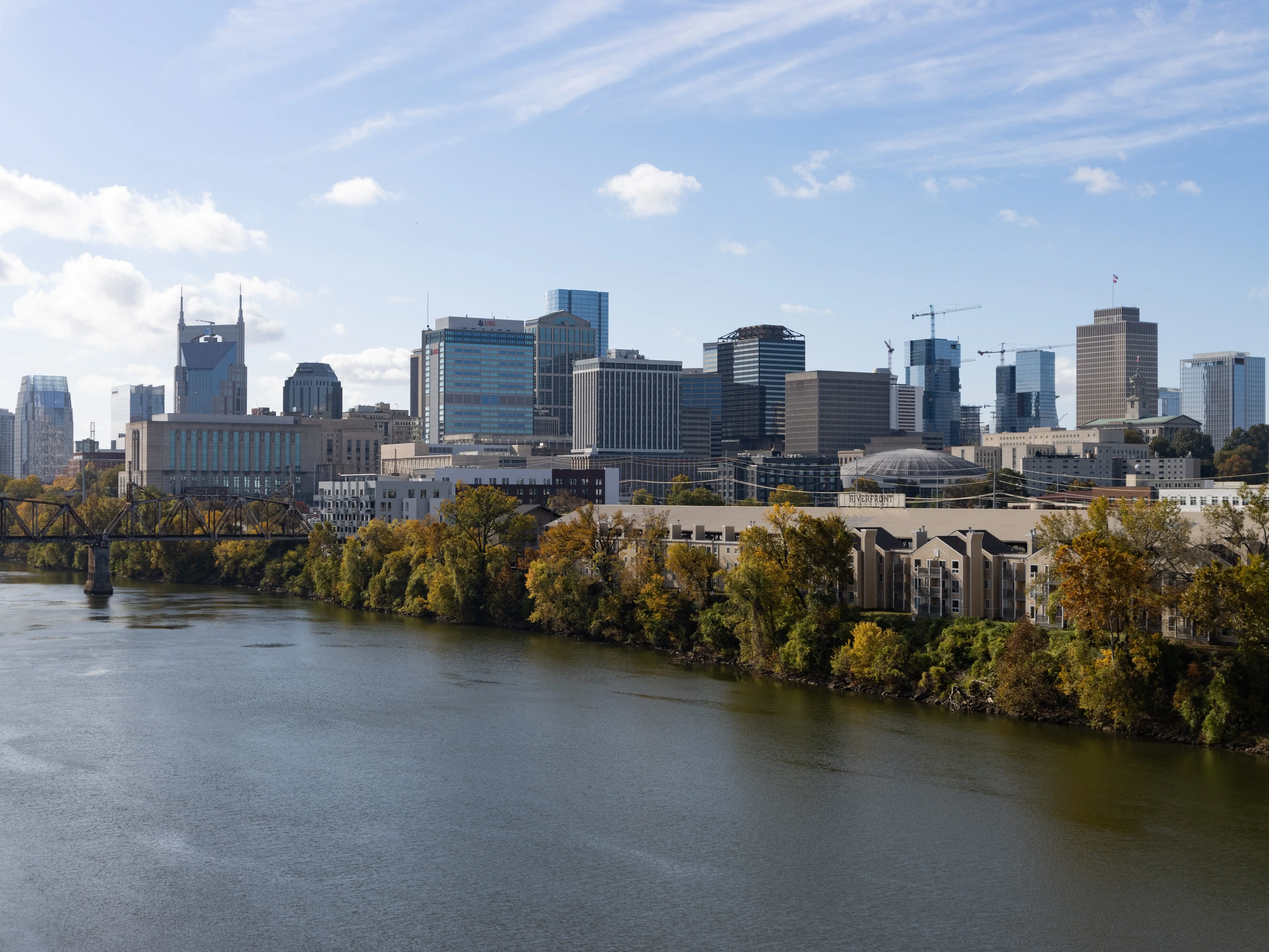 Buildings in Nashville, Tennessee.