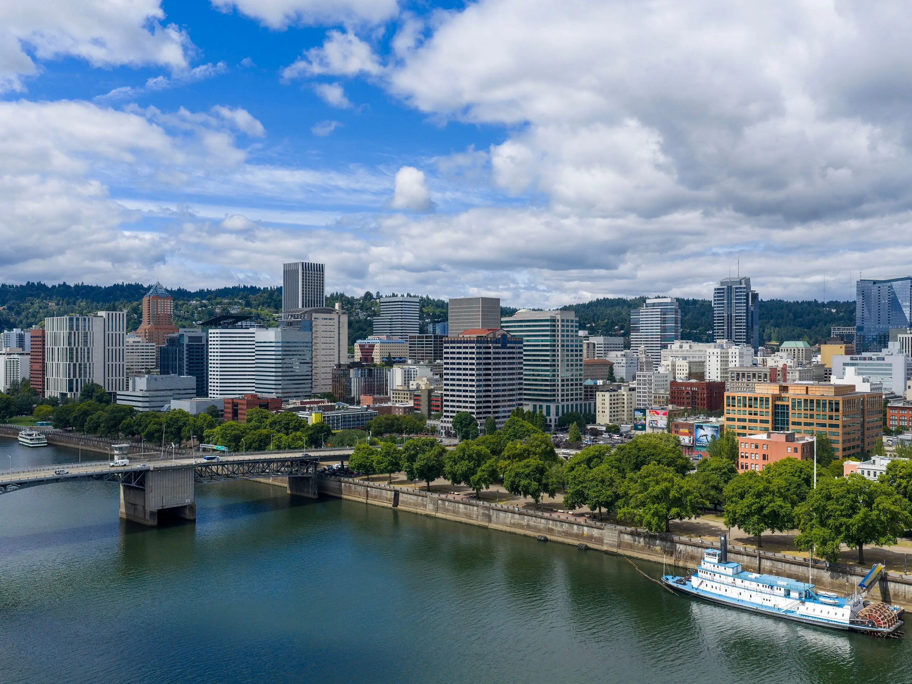 Buildings in Portland, Oregon.