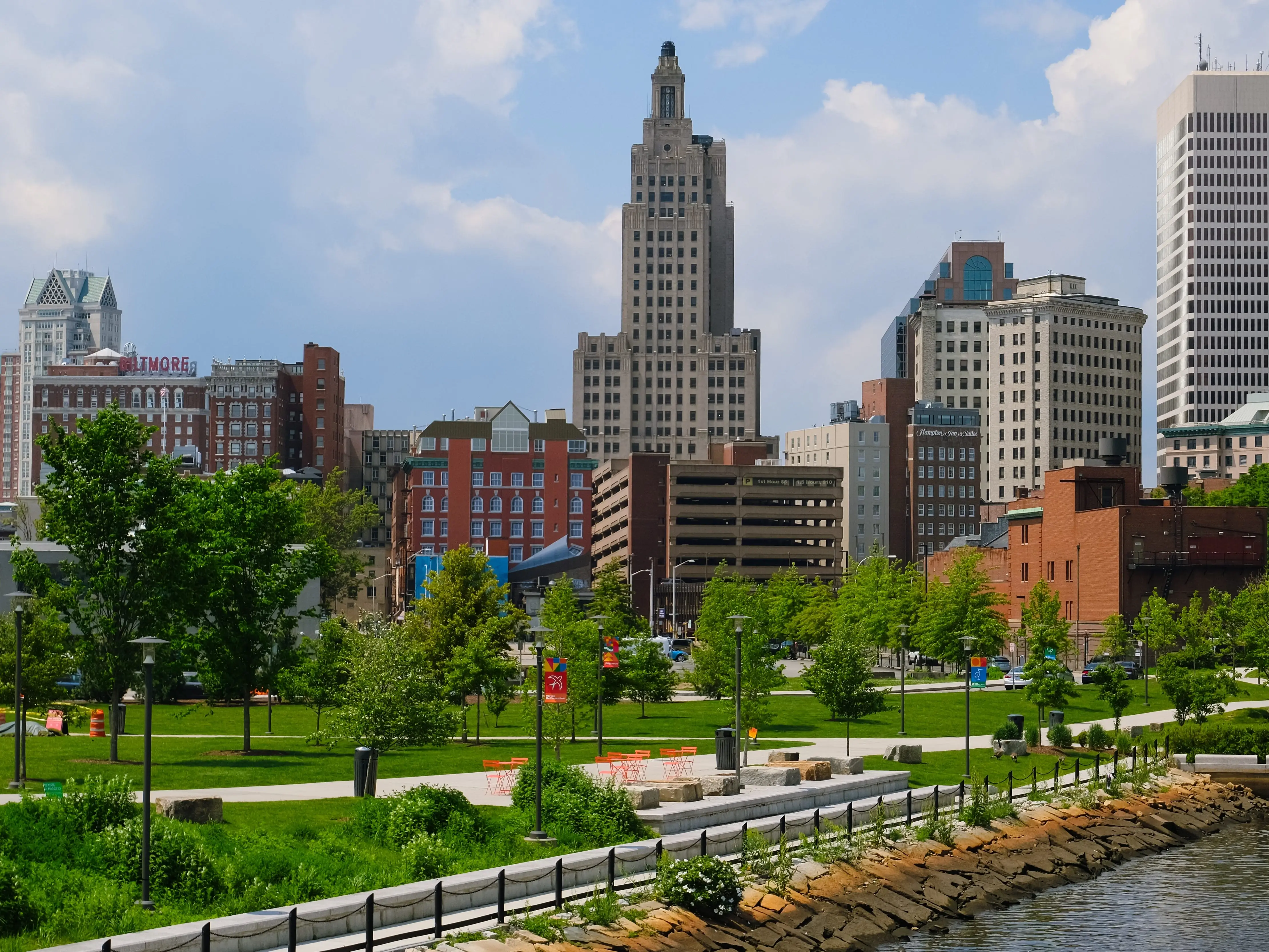 Buildings in Providence, Rhode Island.