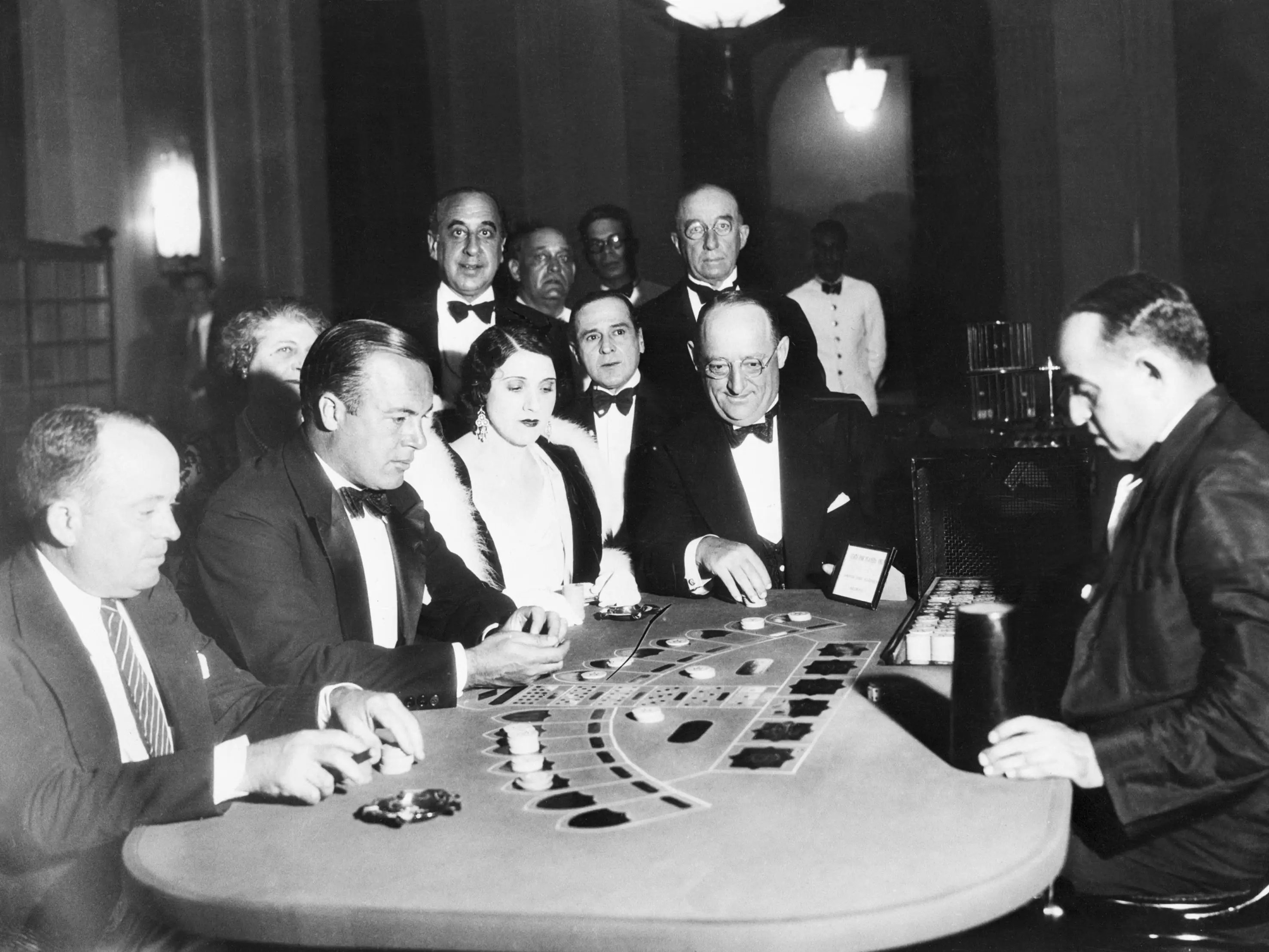 In the realm of chance--photo shows a view of hazard in progress at the Grand Casino Nacional, Havana, Cuba.