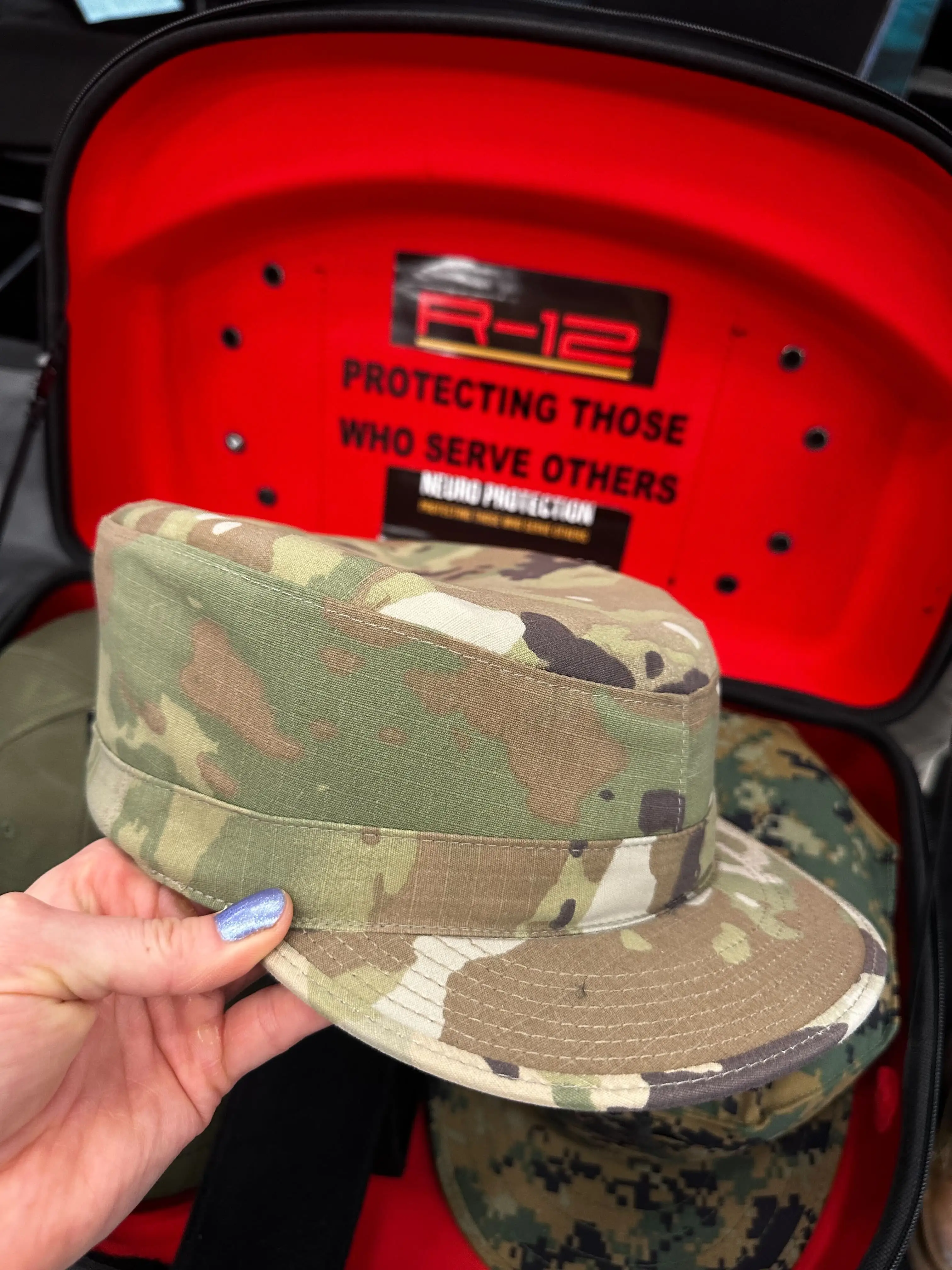 A ballistic cap