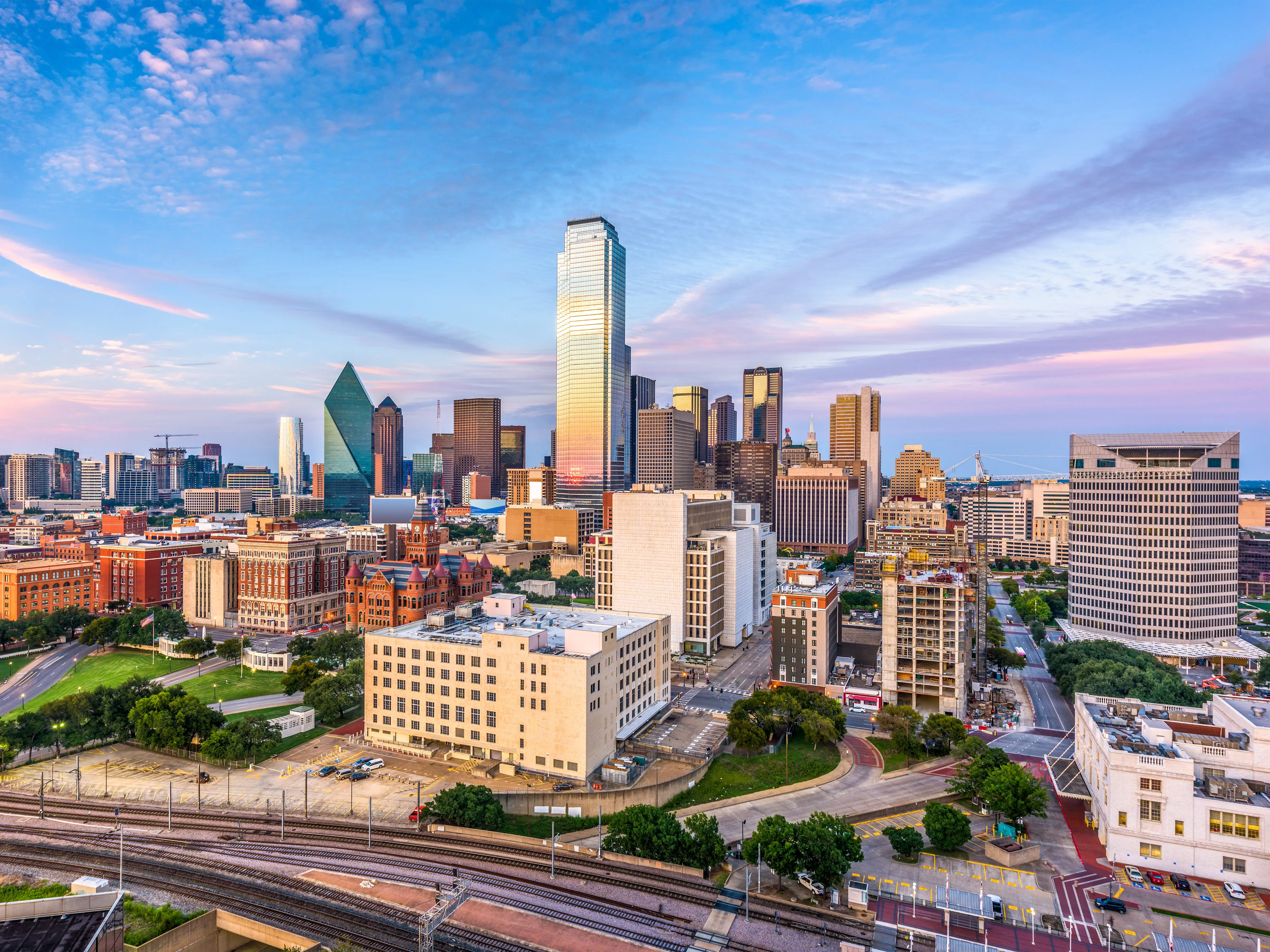 Buildings in Dallas, Texas.