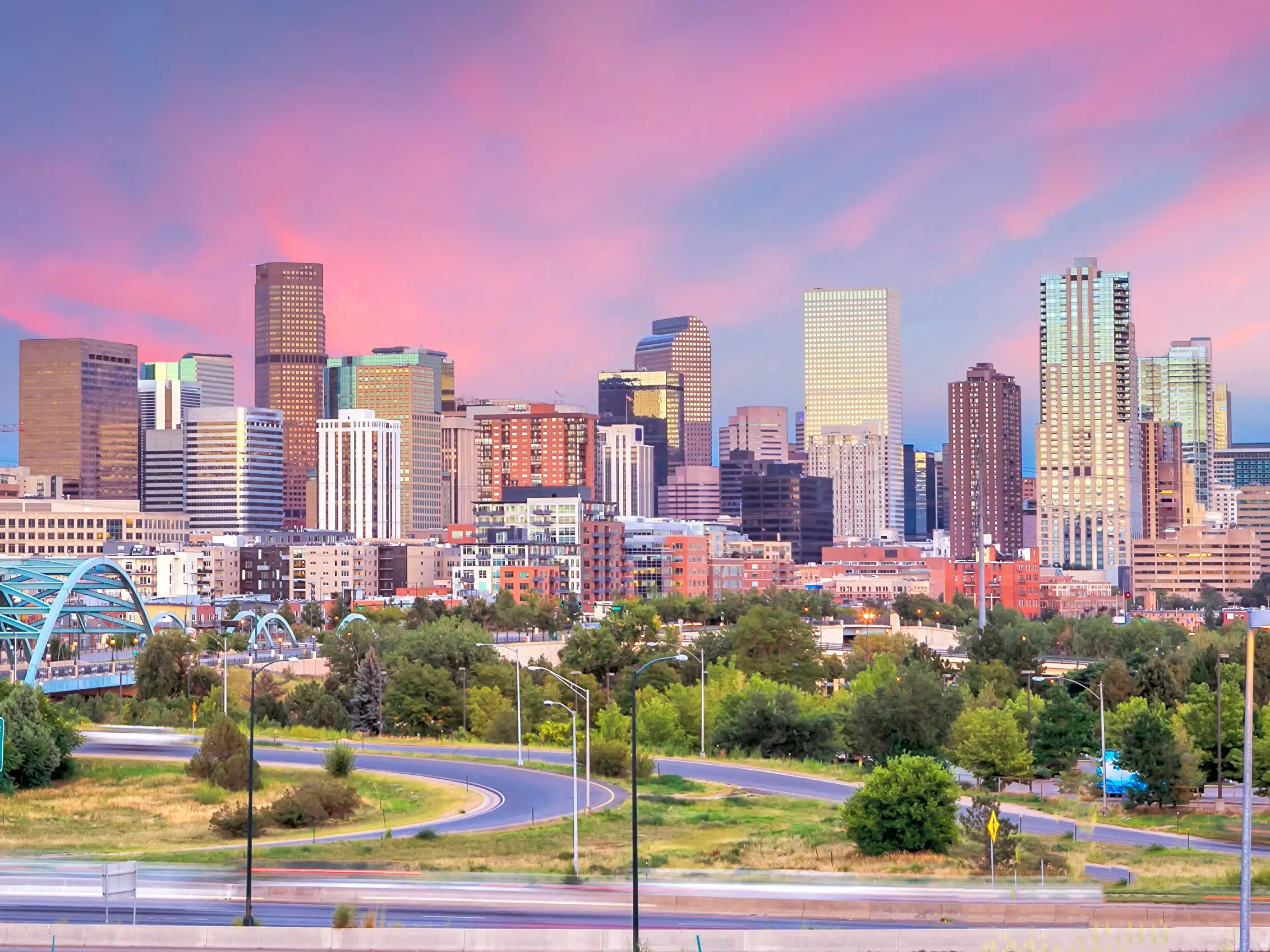 Buildings in Denver, Colorado.