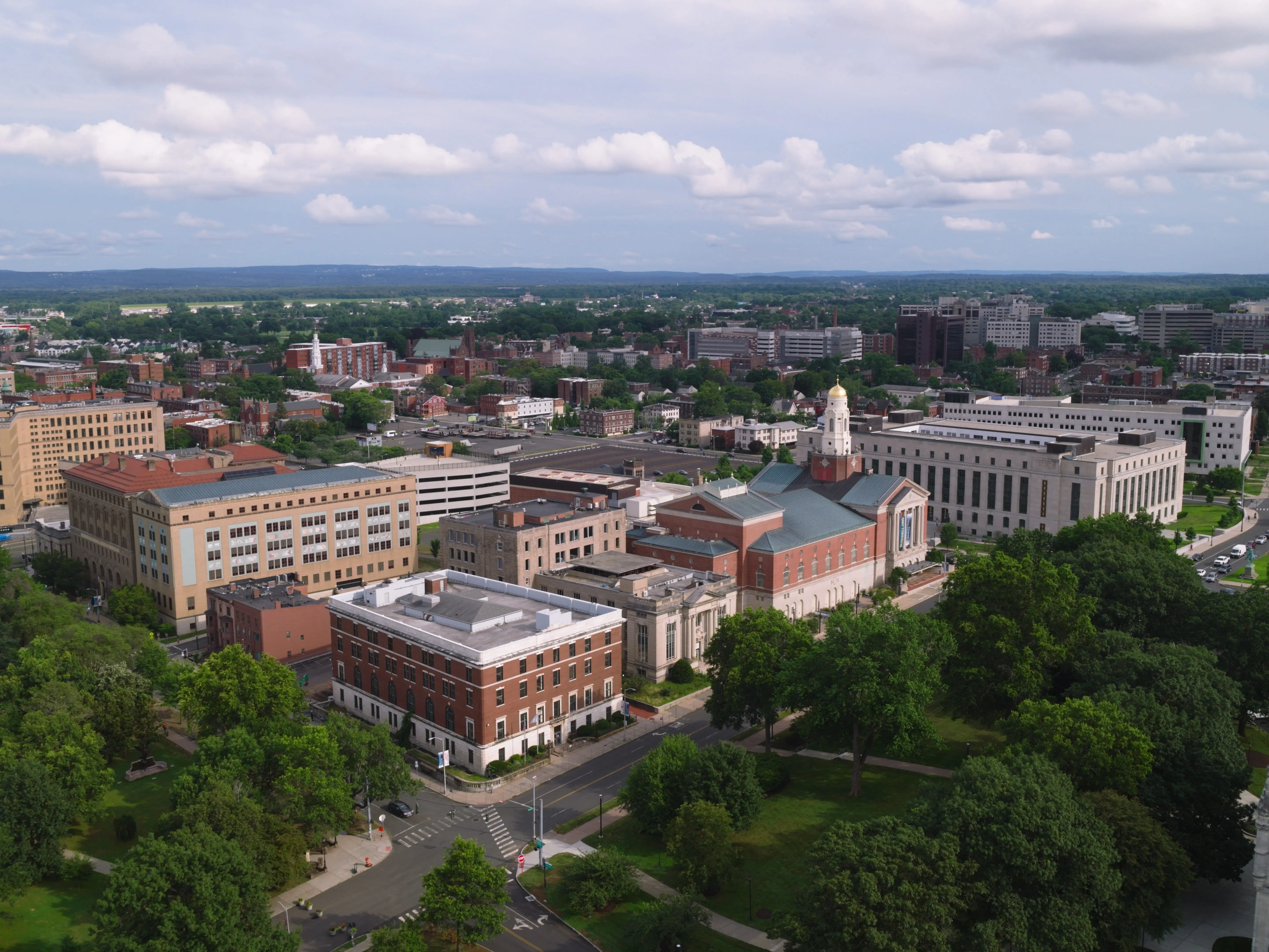 Buildings in Hartford, Connecticut.