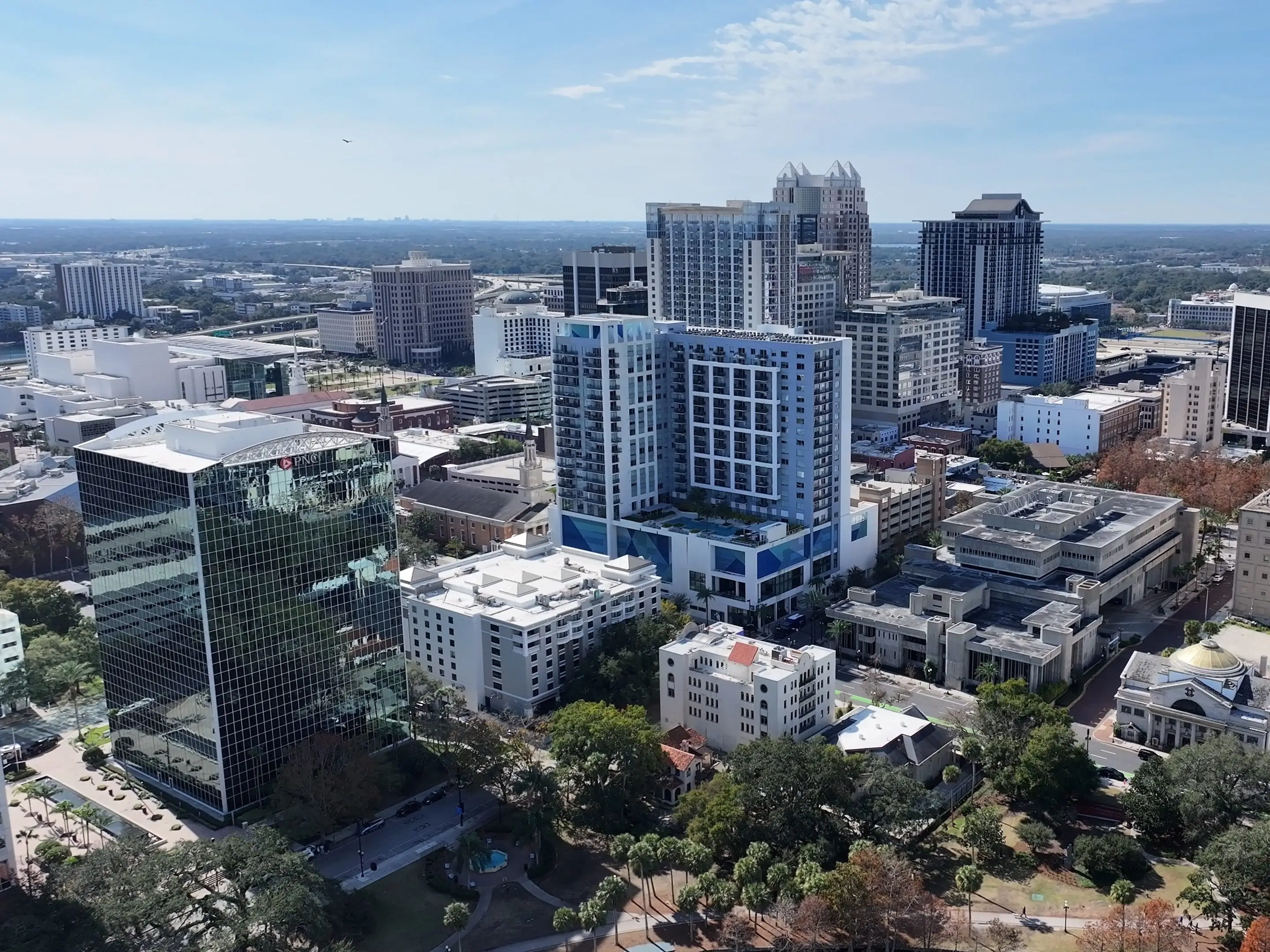 Buildings in Orlando, Florida.