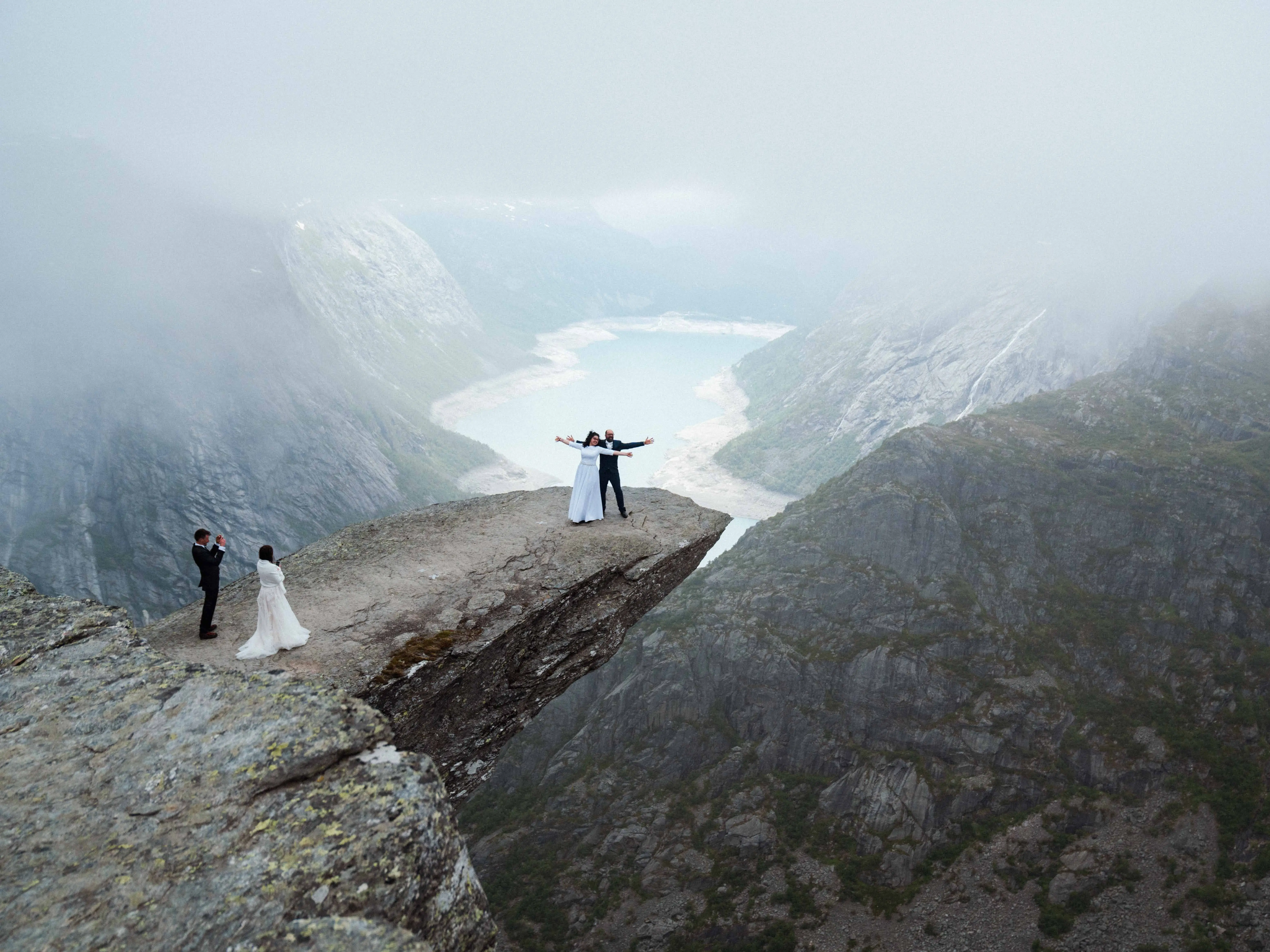Norwegian Natural Wonder Trolltunga Shines as an International Wedding Hotspot