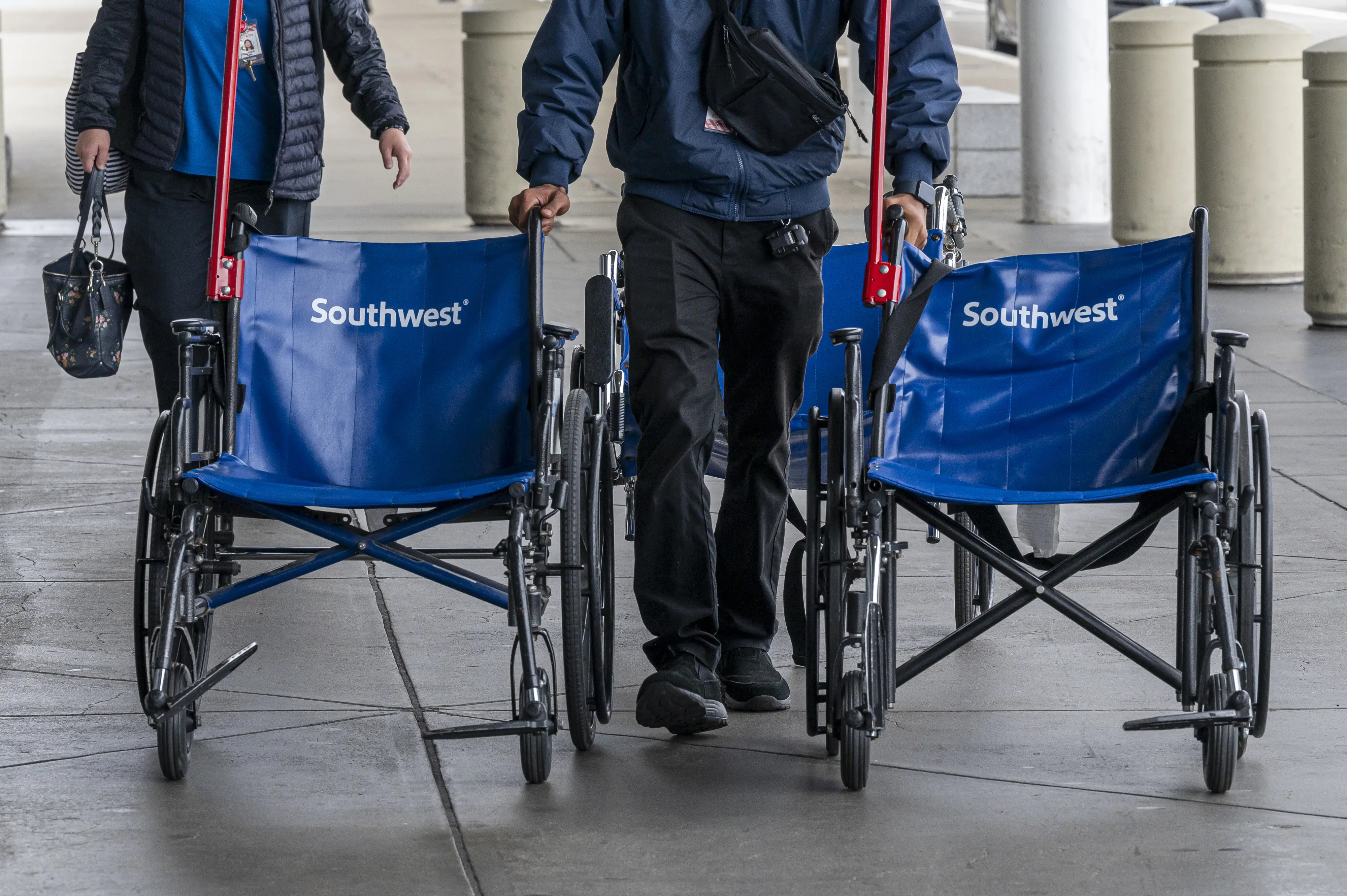 Southwest Airlines wheelchairs.