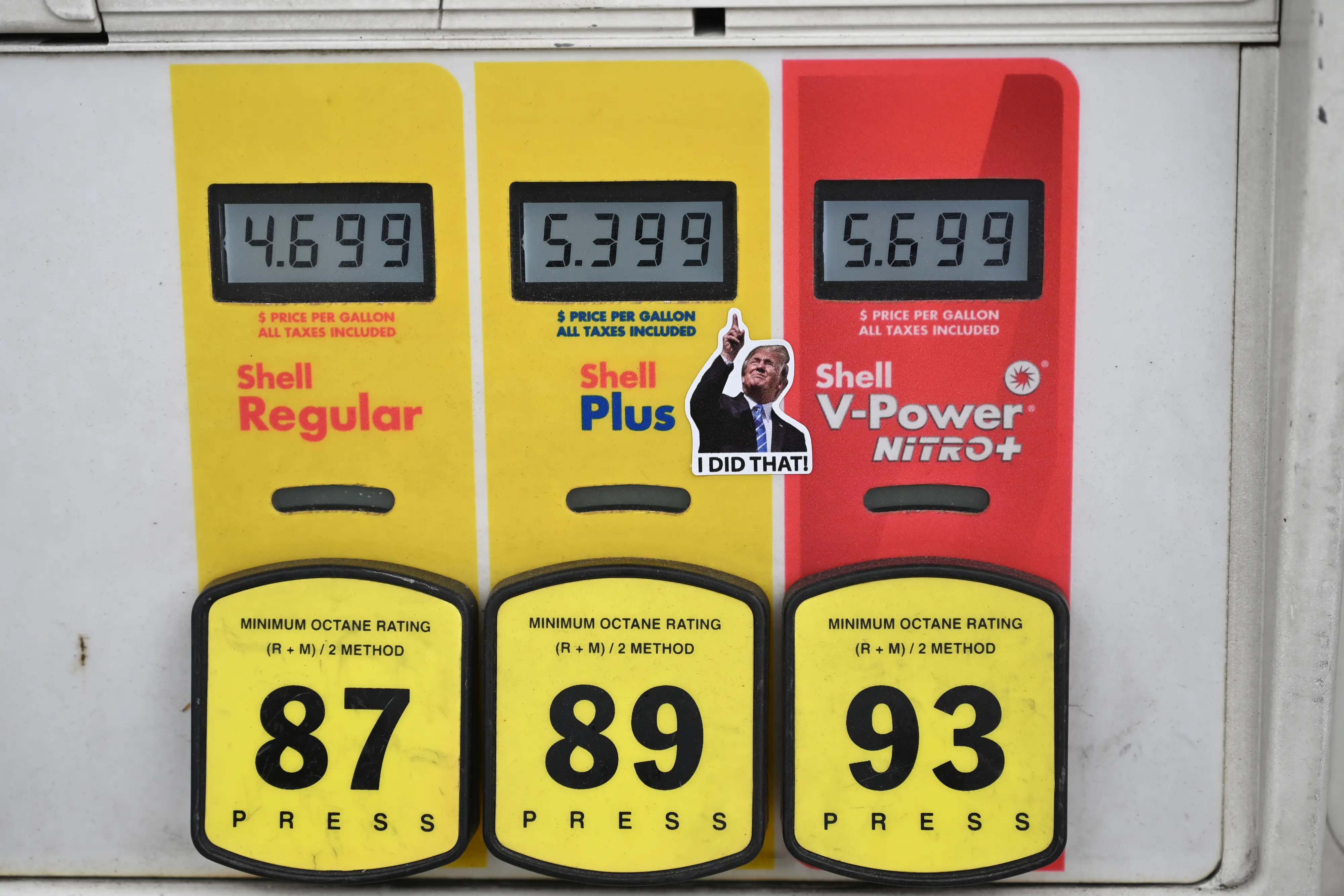 Gas Prices in the US  over Memorial Day weekend.