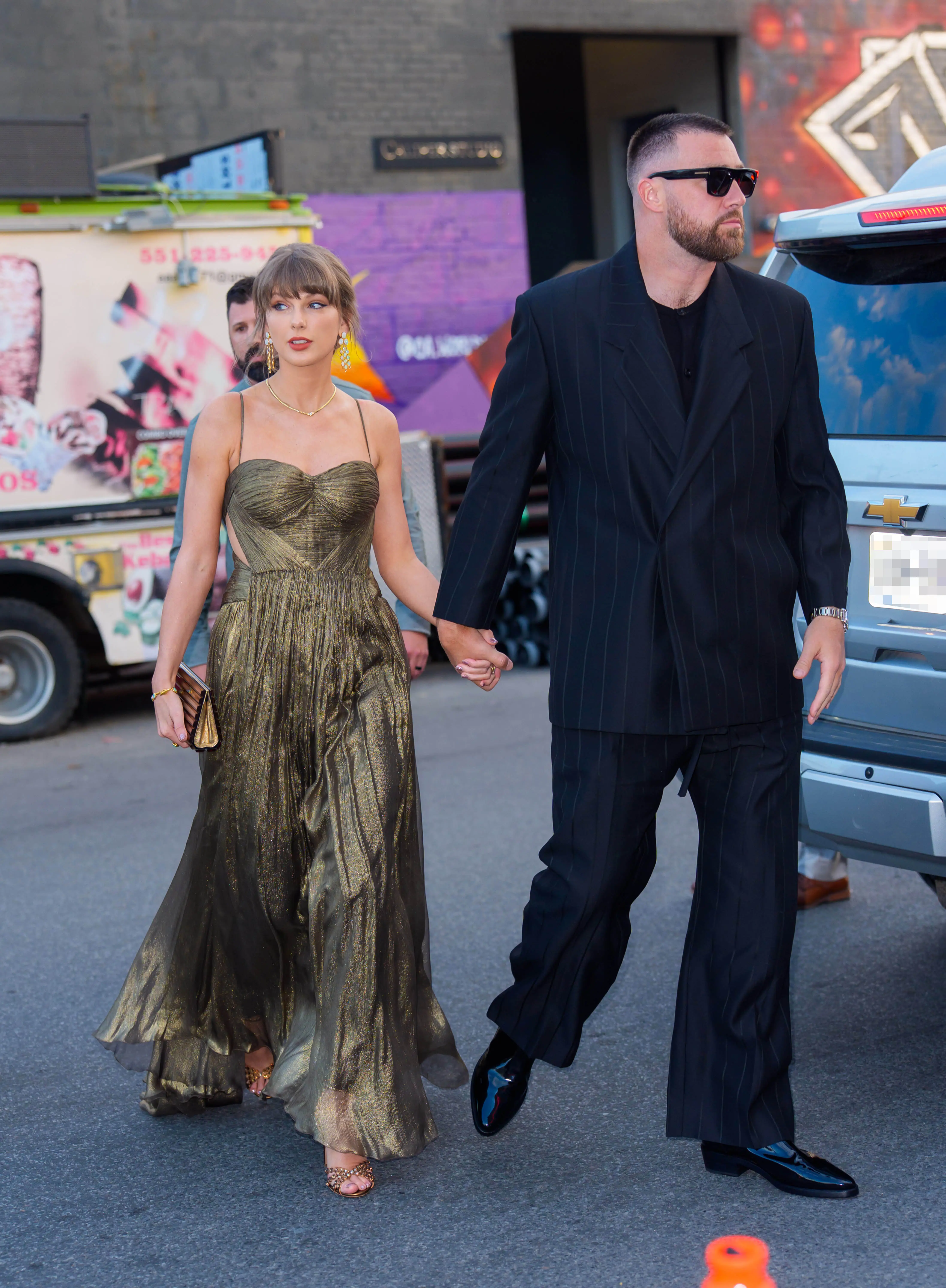 Taylor Swift and Travis Kelce in New York City on May 16.