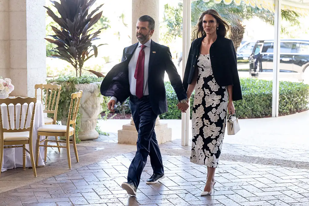 Donald Trump Jr. and Bettina Anderson.