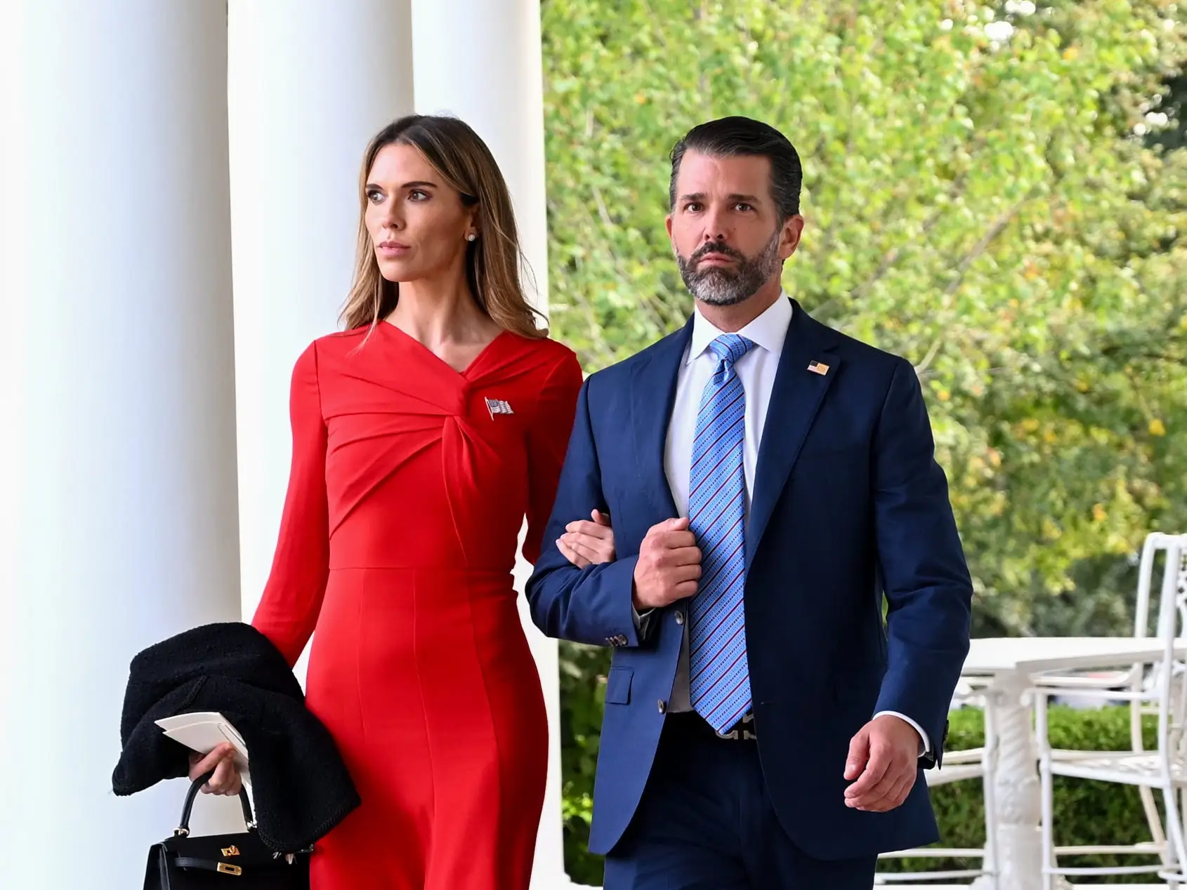 Bettina Anderson and Donald Trump Jr.