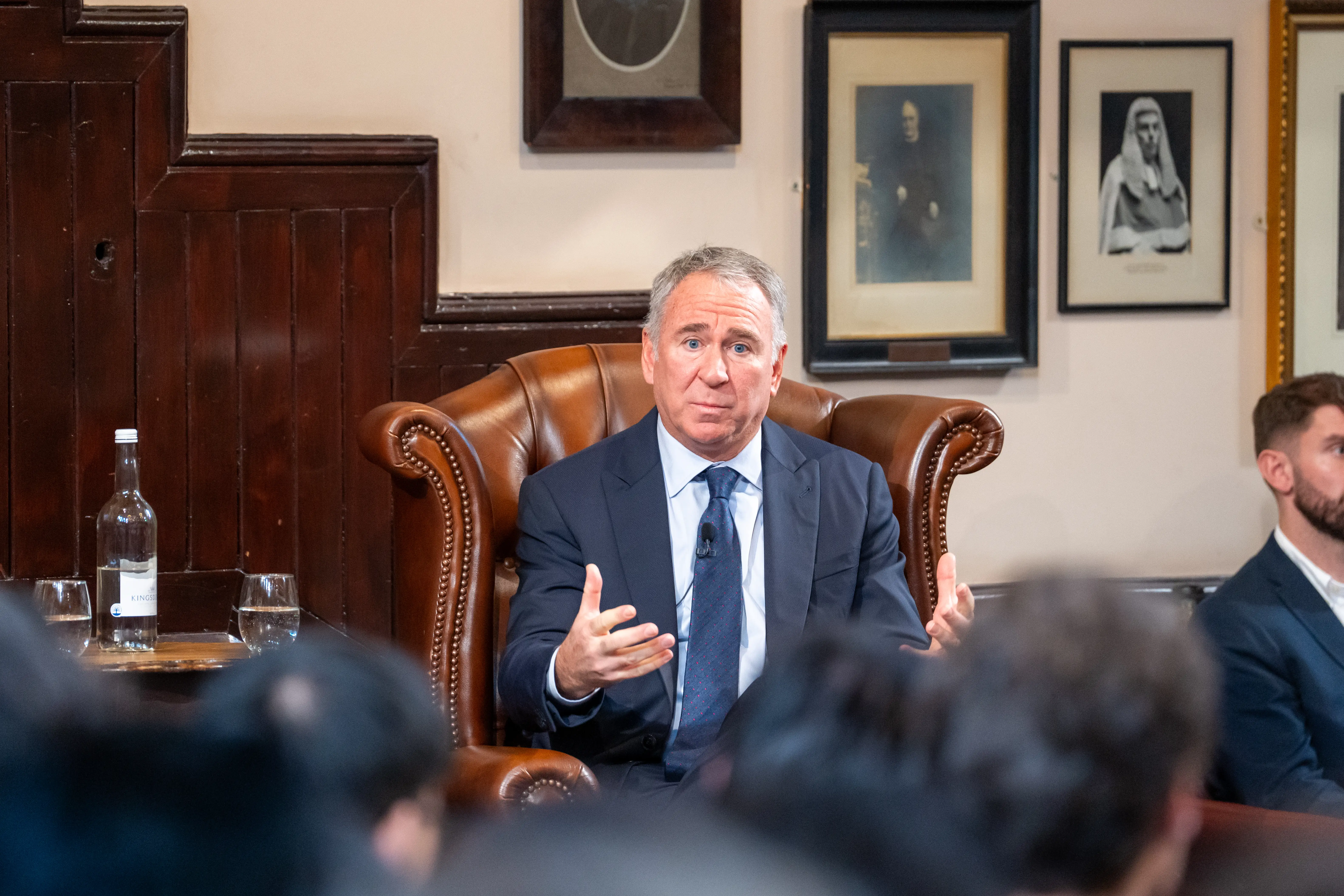 Ken Griffin speaks at The Cambridge Union.
