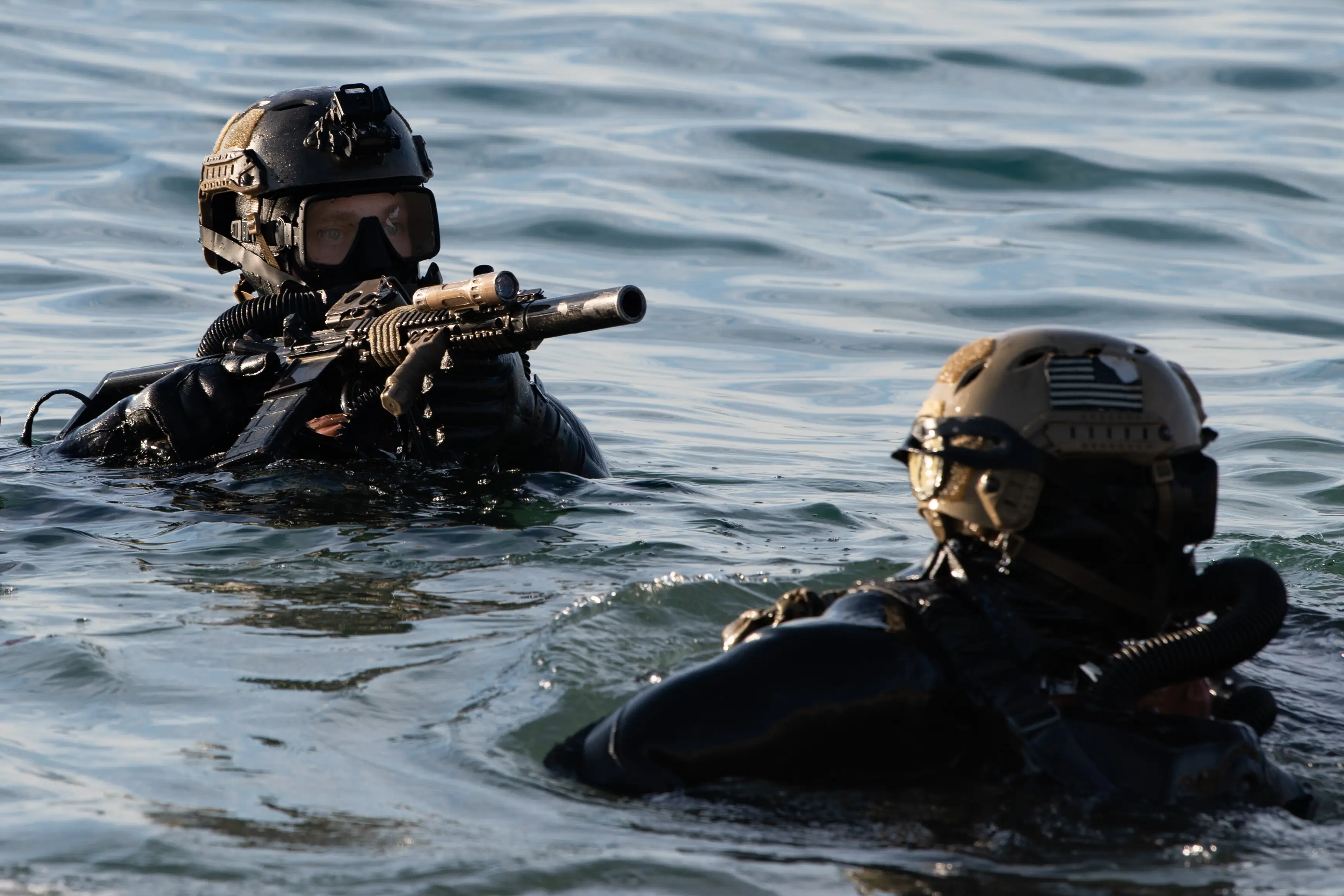 US Navy SEALs during an exercise in Valparaíso, Chile, May 29, 2025.