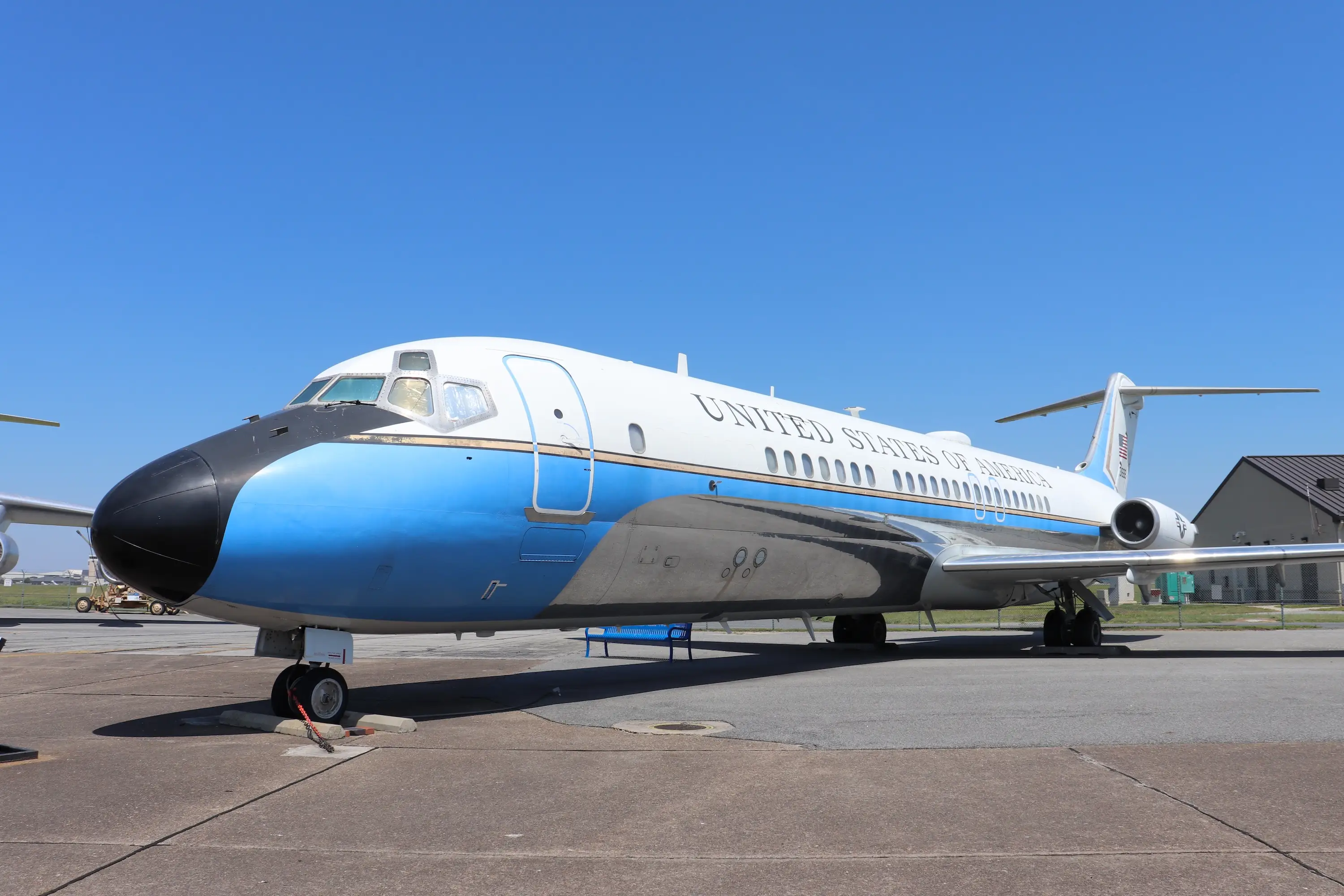 This VC-9C transported vice presidents and first ladies from 1975 to 2011.