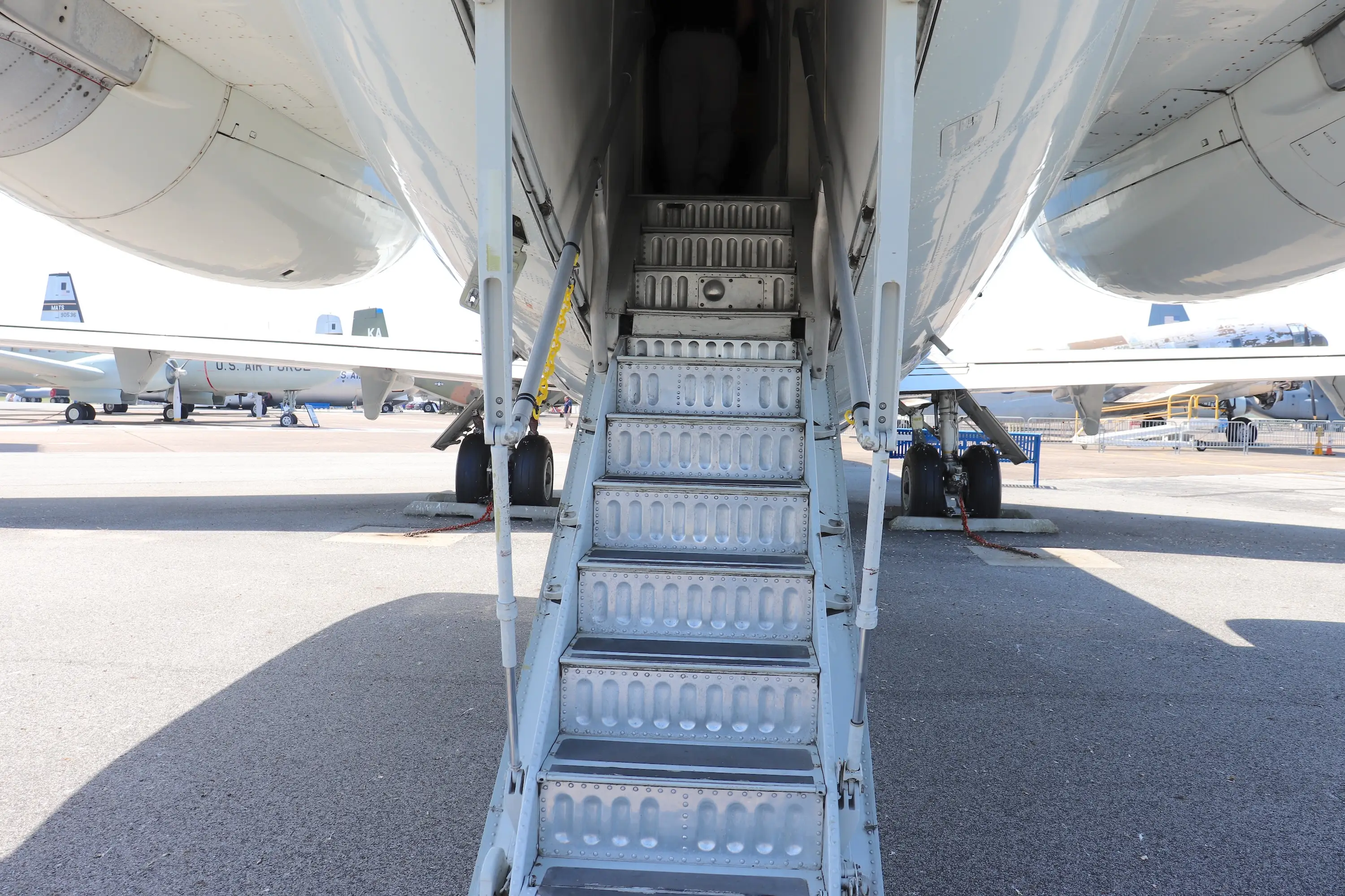 Stairs leading into the VC-9C.