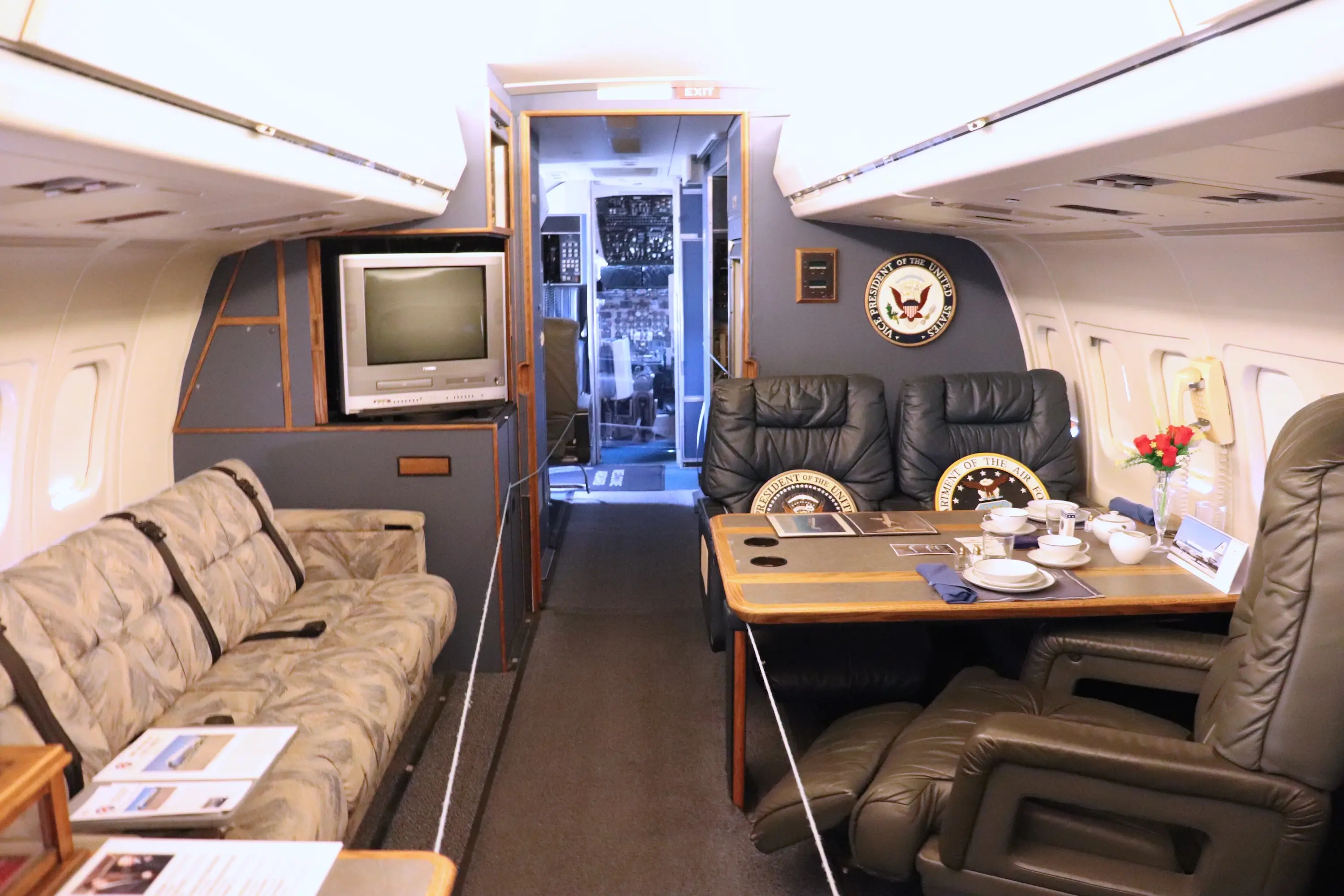 The stateroom.