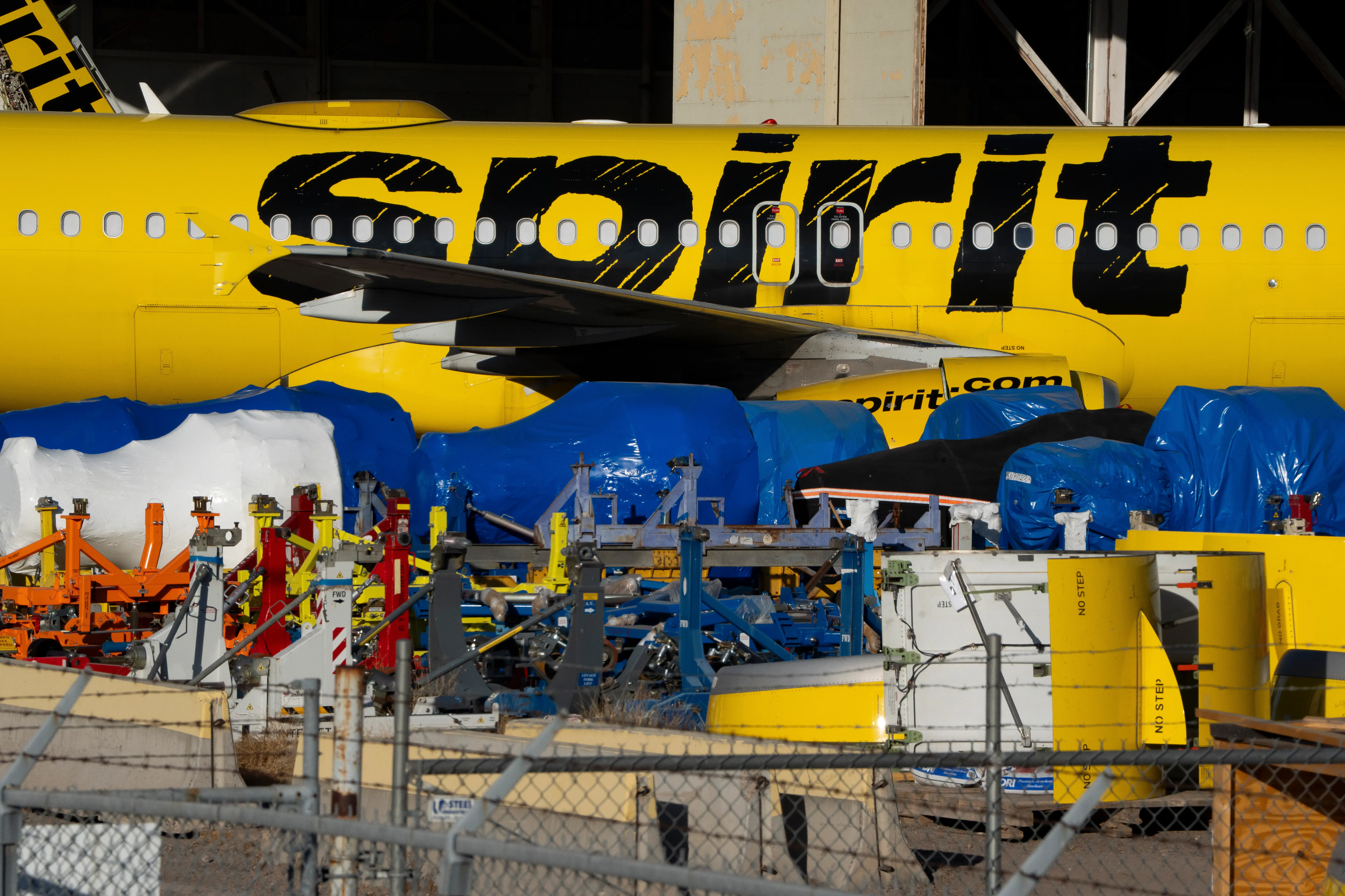 Spirit plane dismantled.