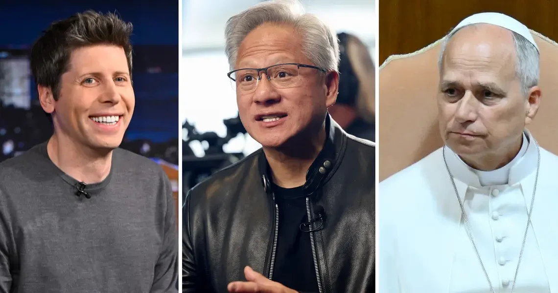 The pope, Sam Altman, and Nvidia’s Jensen Huang have something in common: They all just said reasonable things about AI.