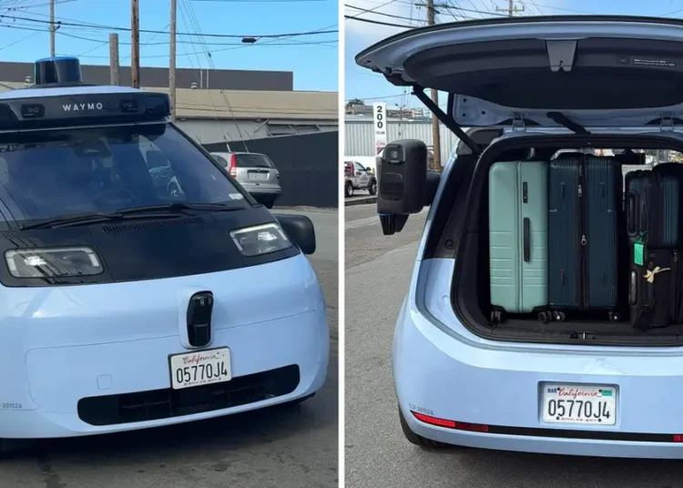We tried out Waymo’s spacious new robotaxi Ojai. It glitched, but we had way more space and could fit in 6 suitcases.