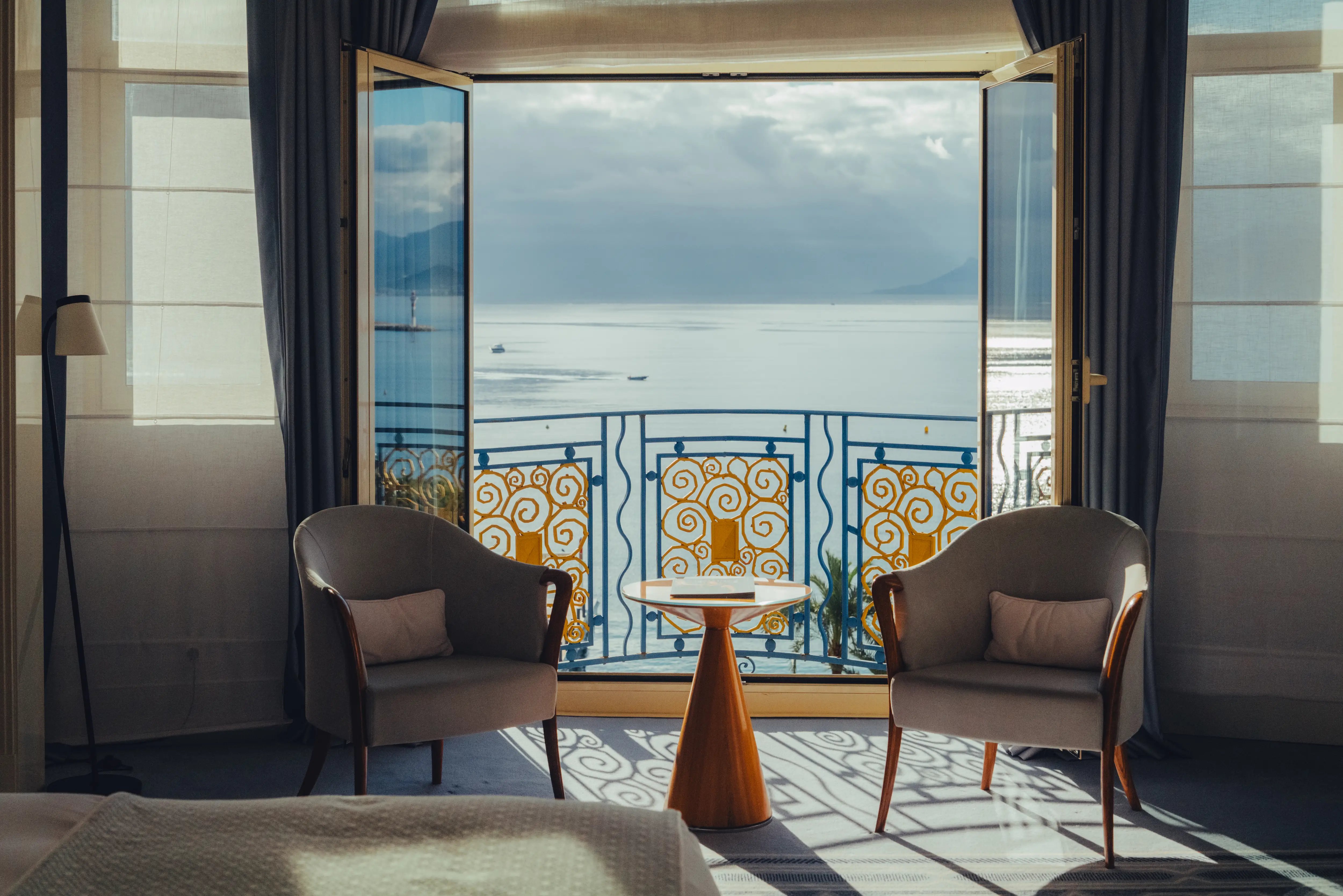 Inside a room at Hôtel Martinez