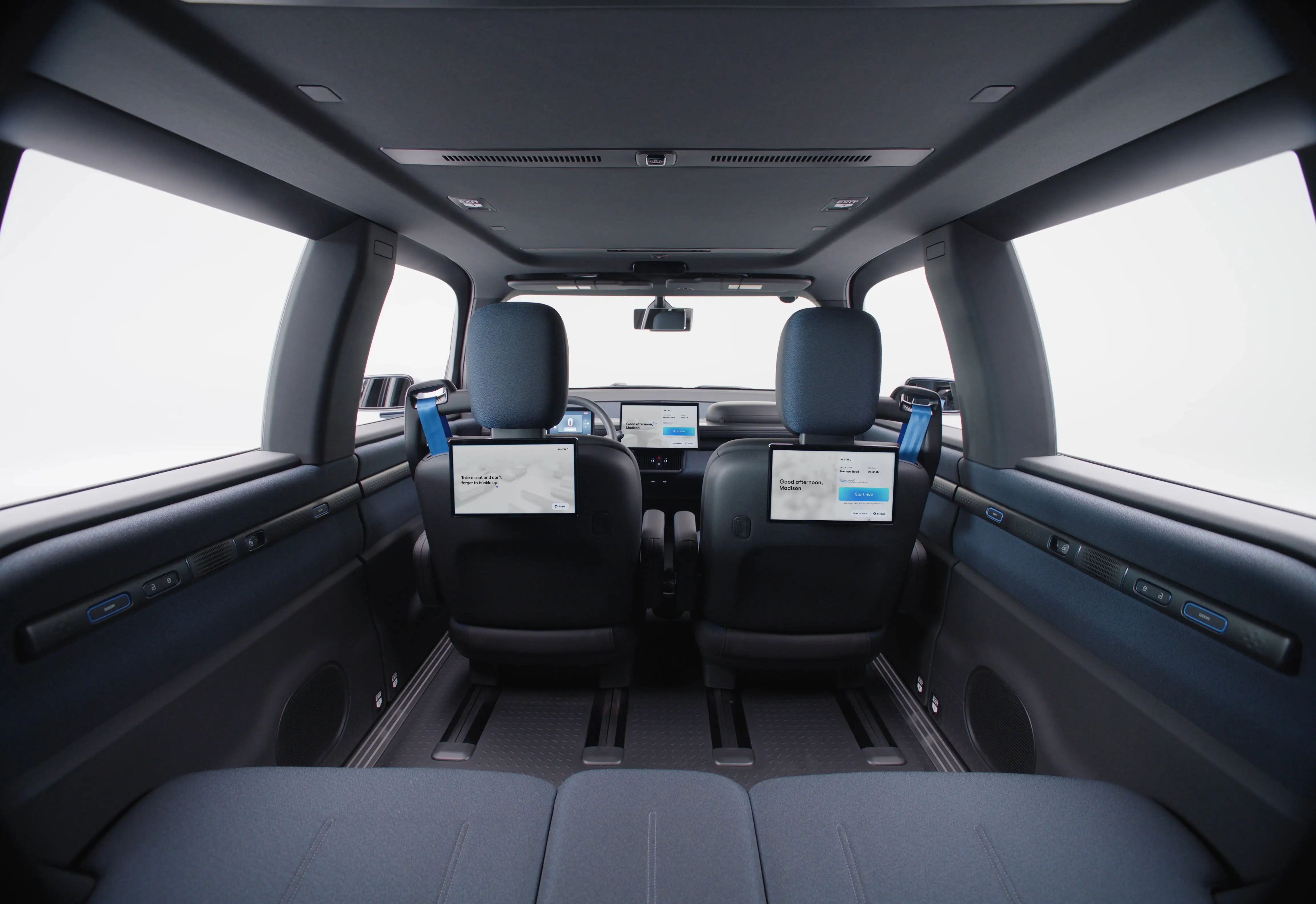 interior of Waymo Ojai
