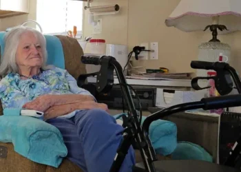 We couldn’t afford to pay for my mom’s dementia assisted living anymore. She moved into a tiny house next door to me.
