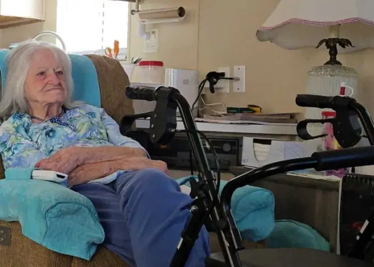 We couldn’t afford to pay for my mom’s dementia assisted living anymore. She moved into a tiny house next door to me.