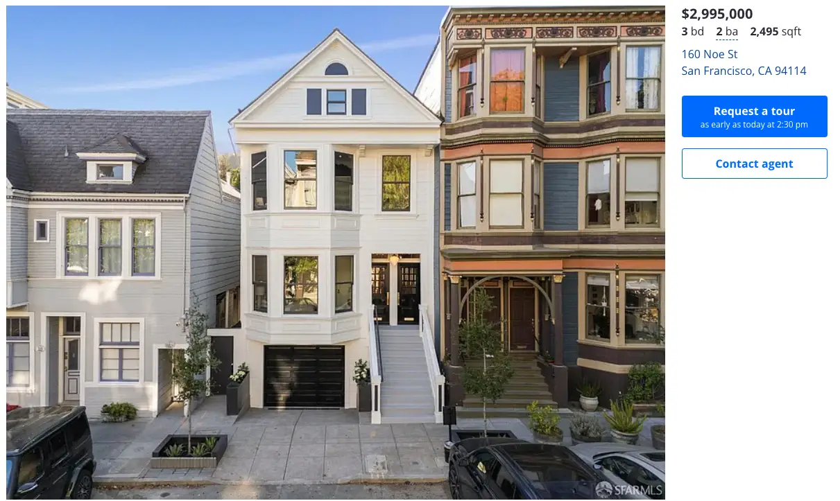 A house in San Francisco is advertising that it is open to payment in OpenAI or Anthropic stock.