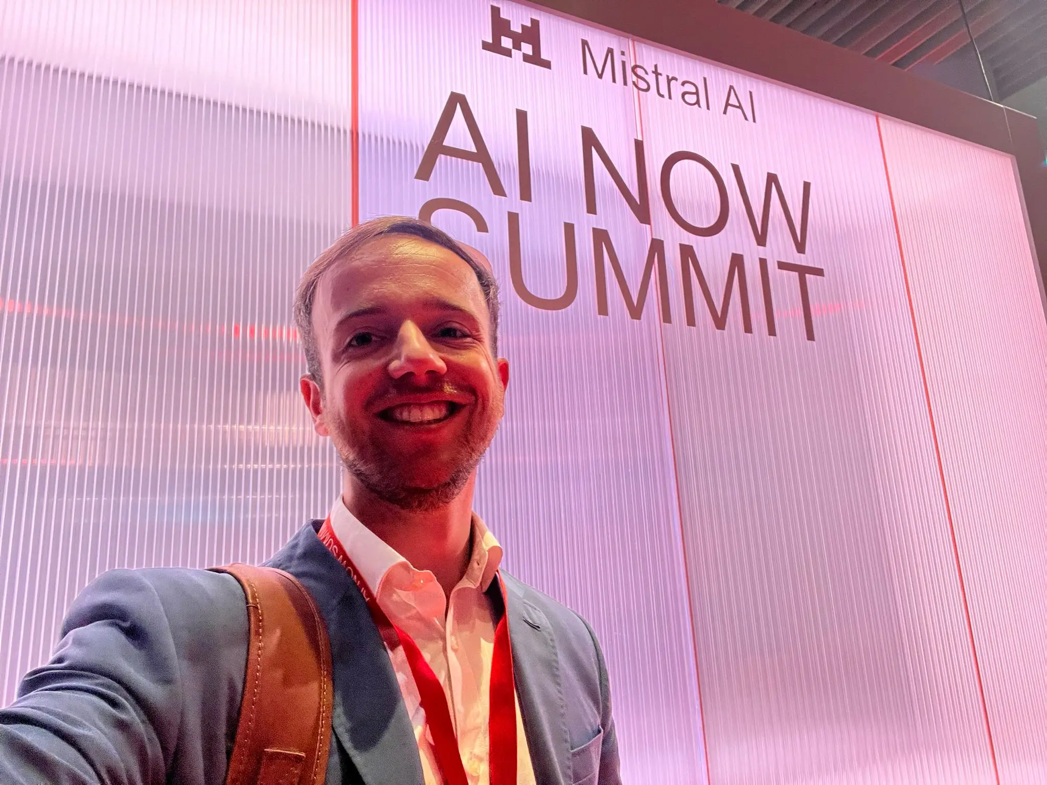 Thibault Spirlet at Mistral AI's Summit in Paris