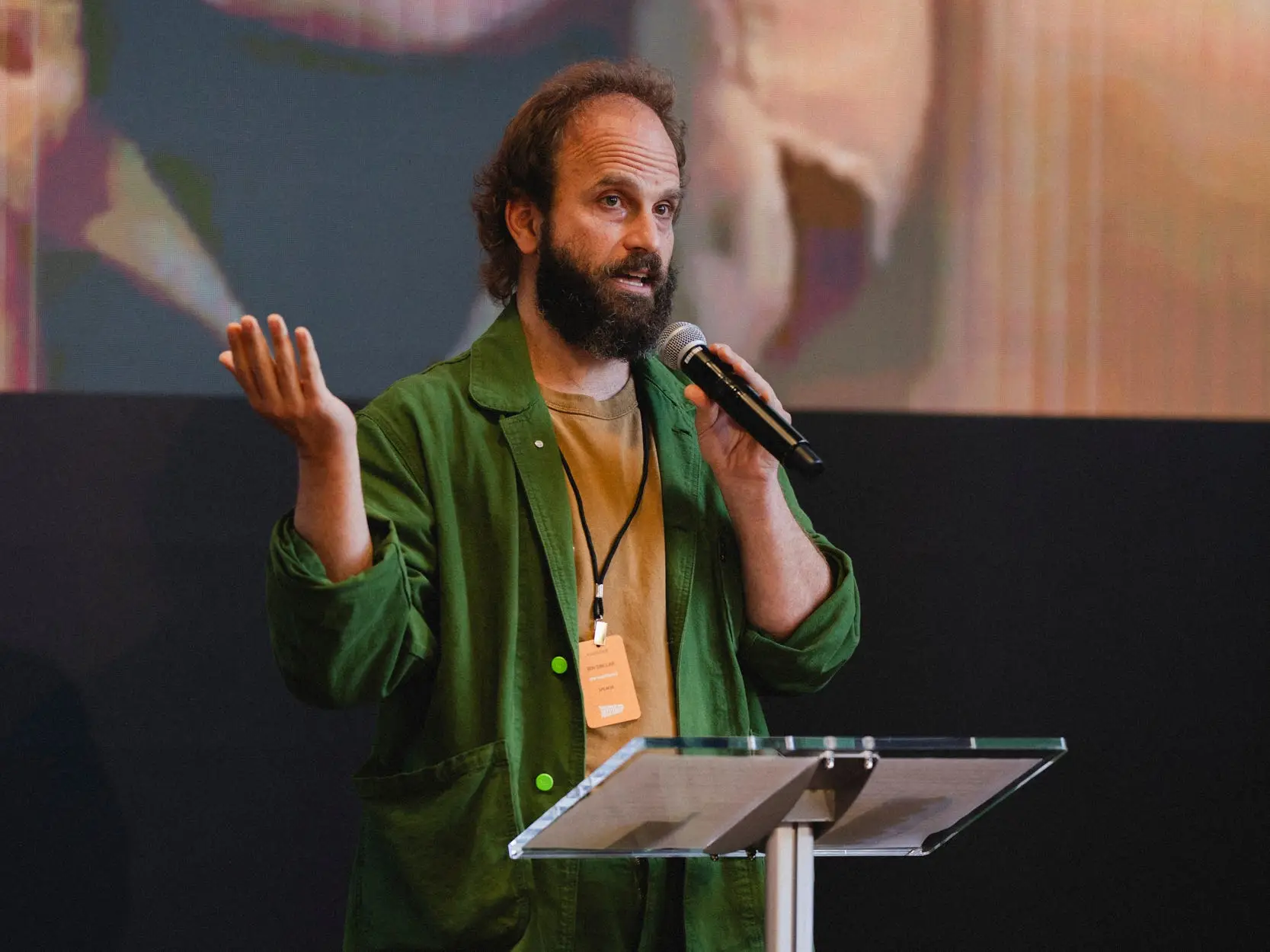 Ben Sinclair at Substack event