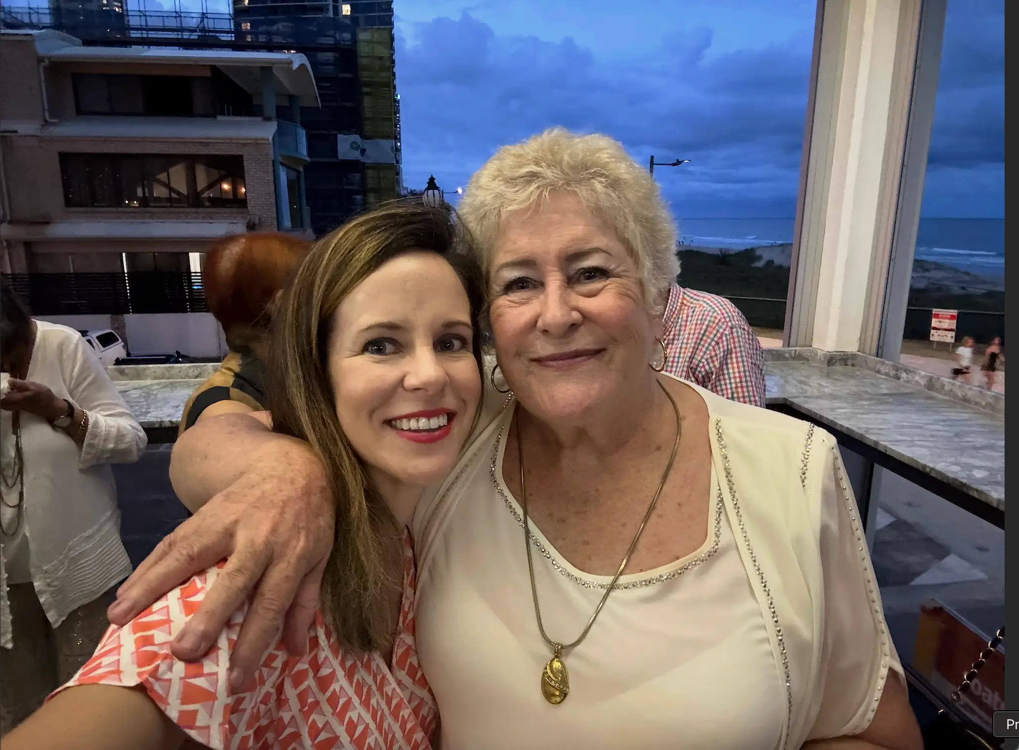 The author and her mom