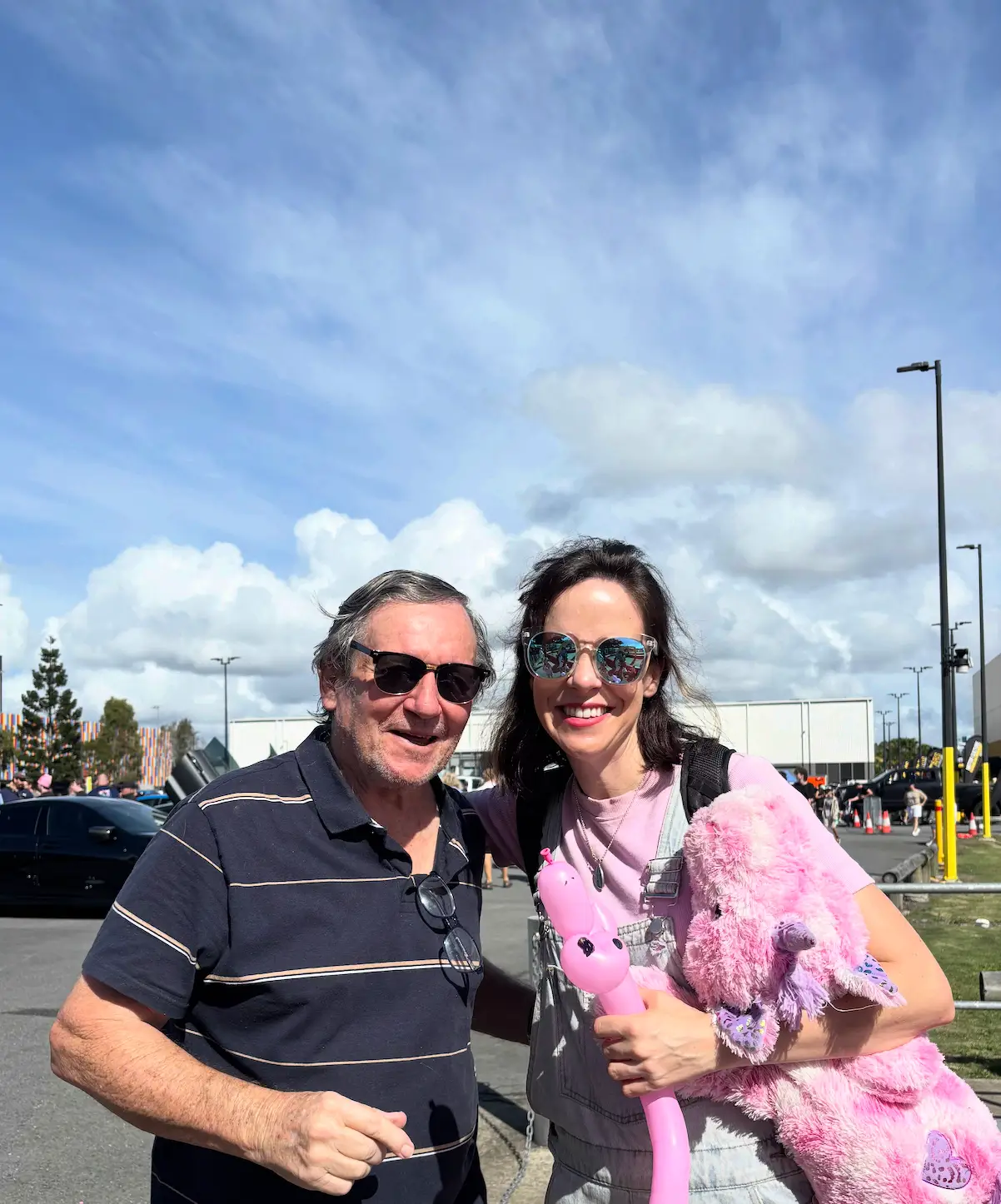 The author and her dad