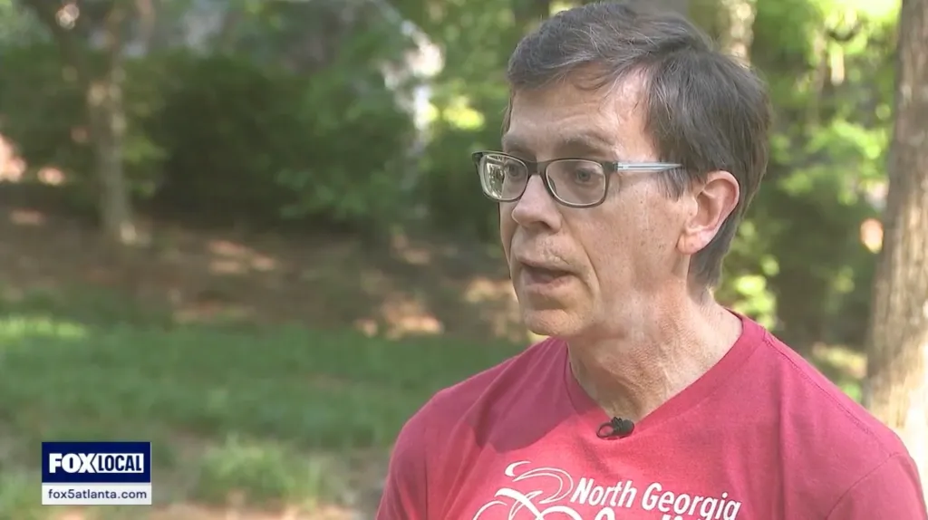 Richard Collins was struck by the driver in the middle of his 32-mile cycling ride. 