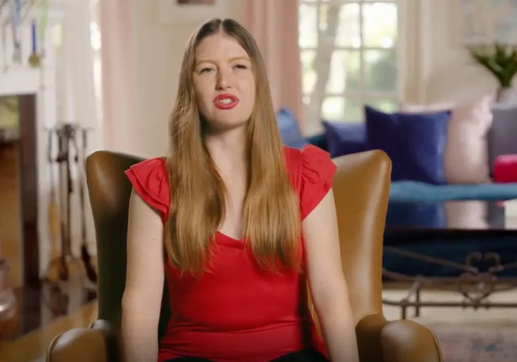 Catie from 90 Day Fiancee talking.
