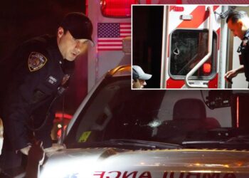 NYC ambulance hit by gunfire as EMTs help teen shot in the Bronx