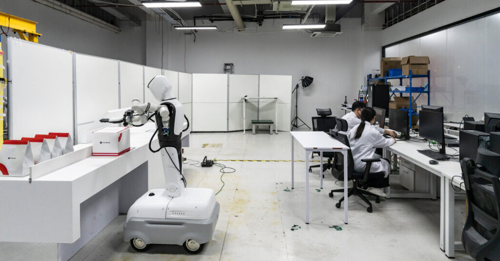 China Wants A.I. to Flourish, but Not at the Expense of Jobs
