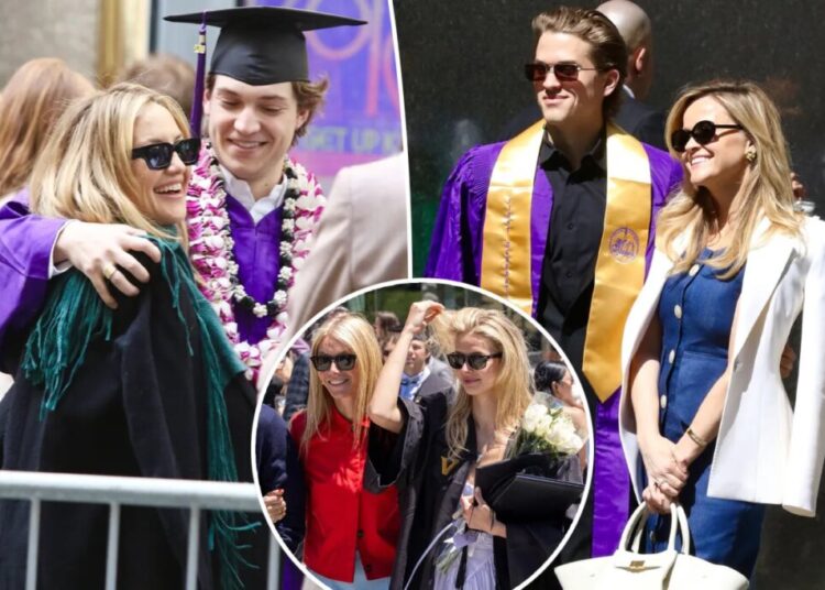 Celebrities whose kids graduated in 2026: Kate Hudson, Reese Witherspoon and more
