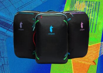 Cotopaxi Allpa 35L Travel Pack Del Día Dark: Sustainable and Chic