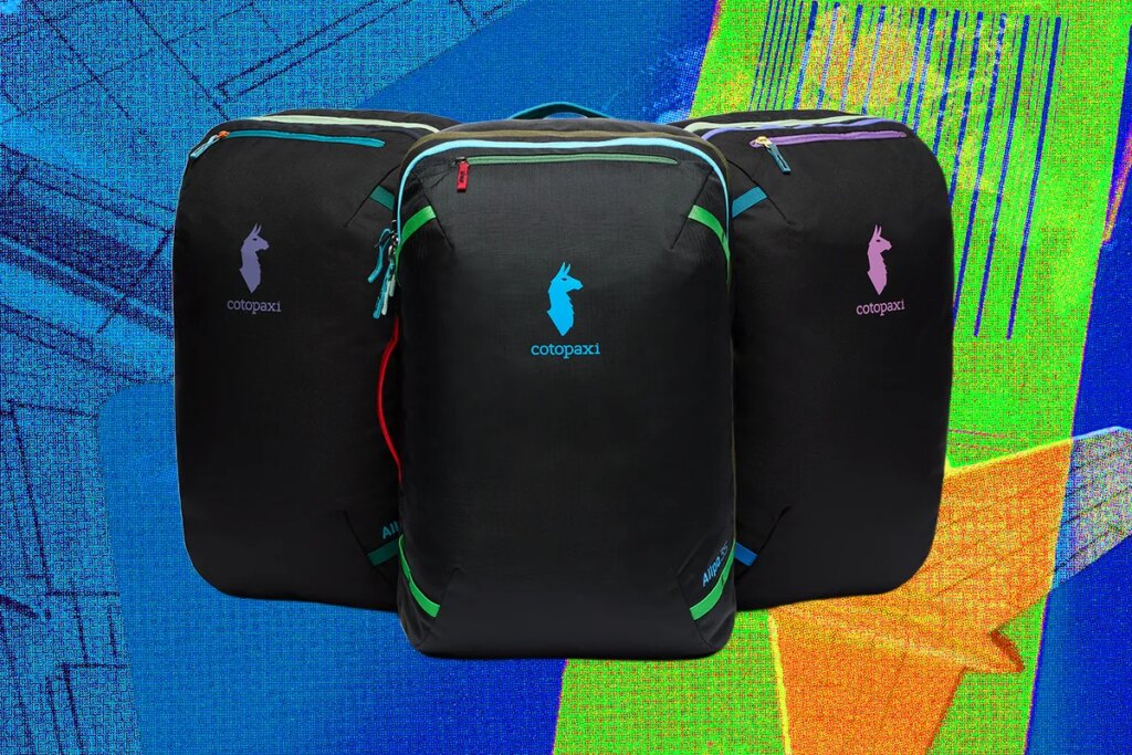 Cotopaxi Allpa 35L Travel Pack Del Día Dark: Sustainable and Chic