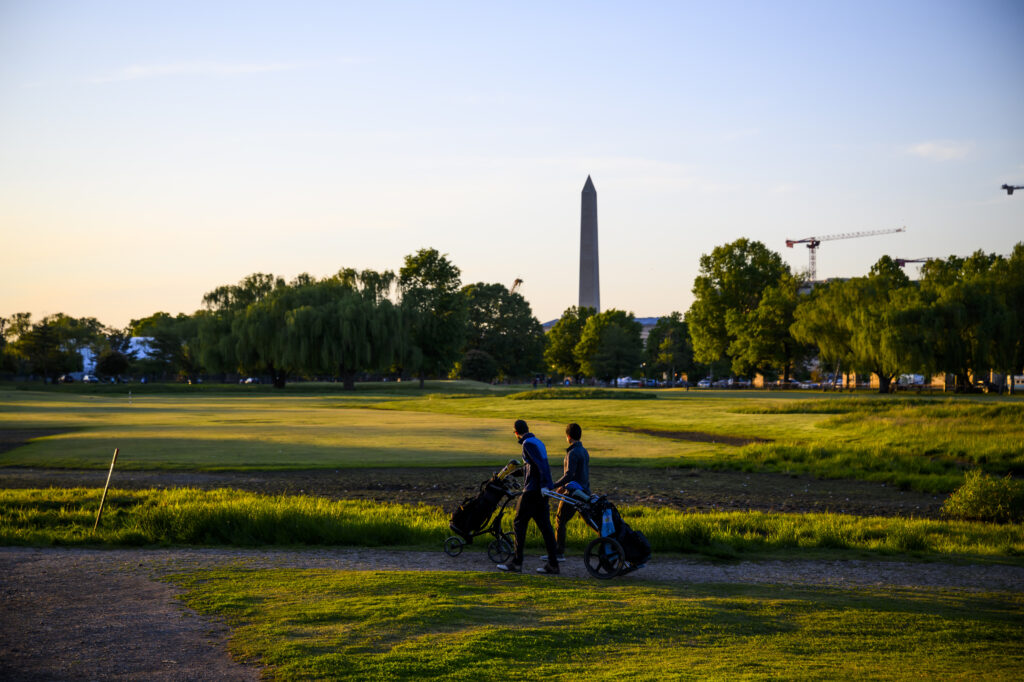 Those who love this D.C. park fear Trump’s golf proposal will push them out
