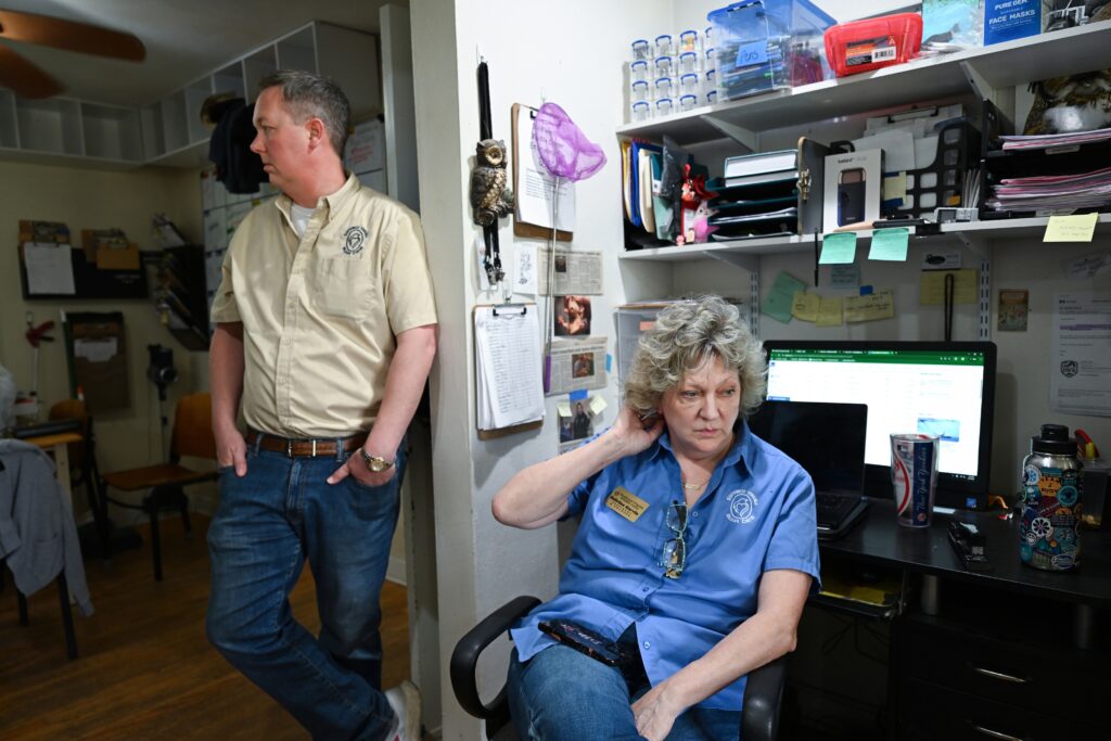 Chicken joint owner and wildlife center, once friendly neighbors, locked in feud